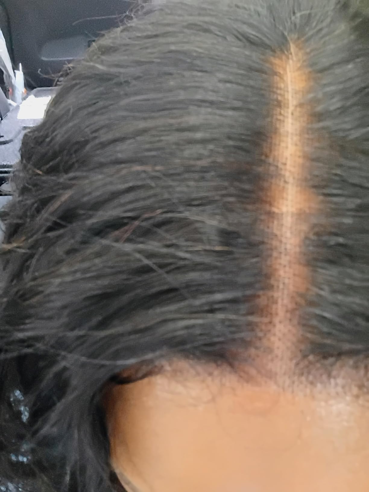 UNICE Bye Bye Knots Glueless Wig Pre Plucked Pre Cut Water Wave 7x5 Lace Front Wigs Human Hair Wet and Wavy Put on and Go Glueless Human Hair Wig 150% Density 18 inch customer photo 2