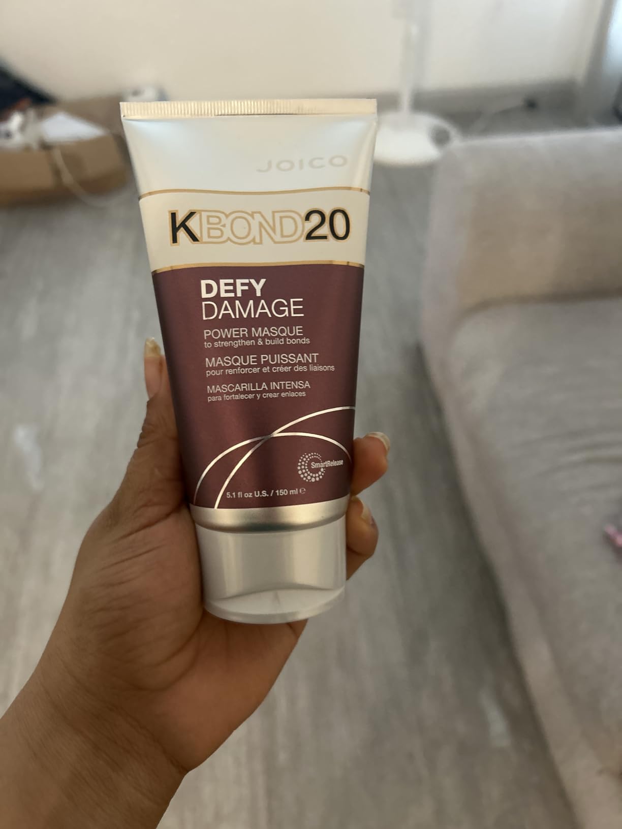 Joico Defy Damage KBOND20 Power Masque | For Stronger, Hydrated Hair | Color-Safe | Rebuild & Protect Bonds | Paraben-Free | Animal-Test Free Formula customer photo 1