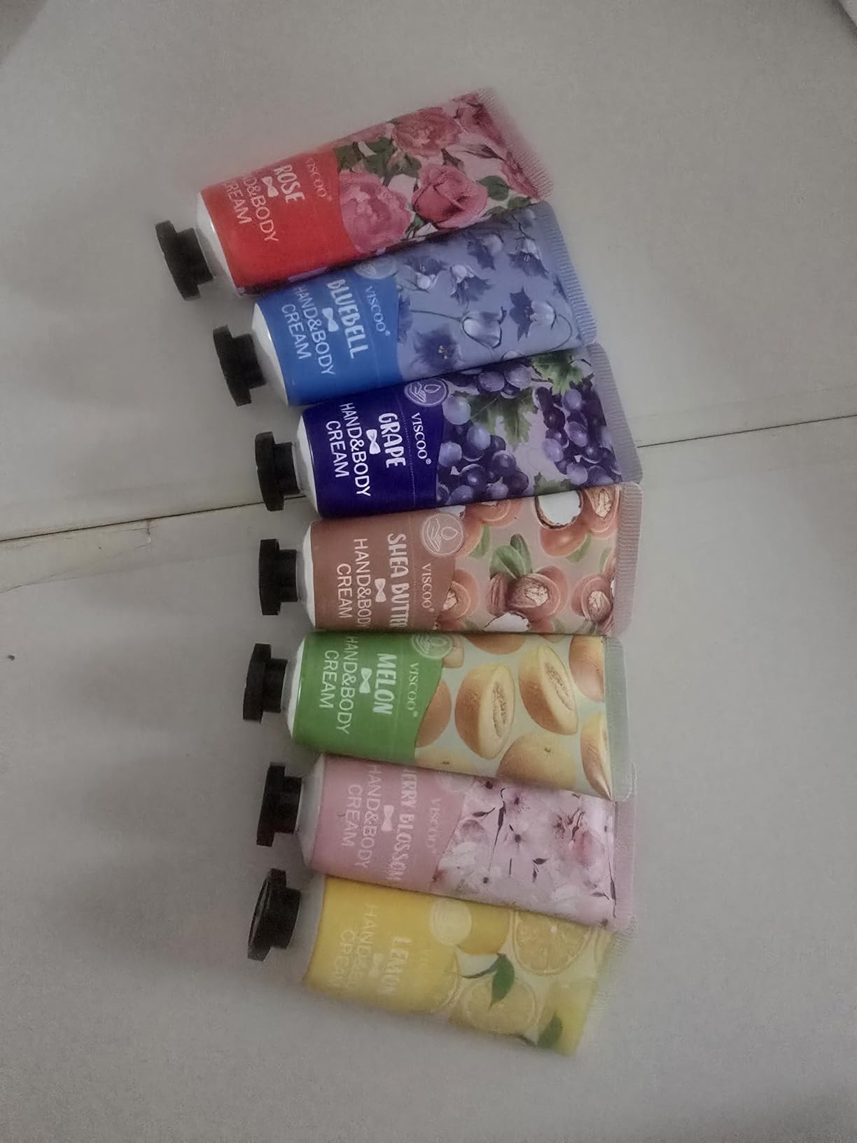 VISCOO 7 Pack Hand Cream Gifts Set for Women, Teacher Appreciation Gift / Graduation Gifts, Moisturizing Mini Hand Lotion Travel Size for Dry Cracked Hands, Birthday Gift customer photo 2
