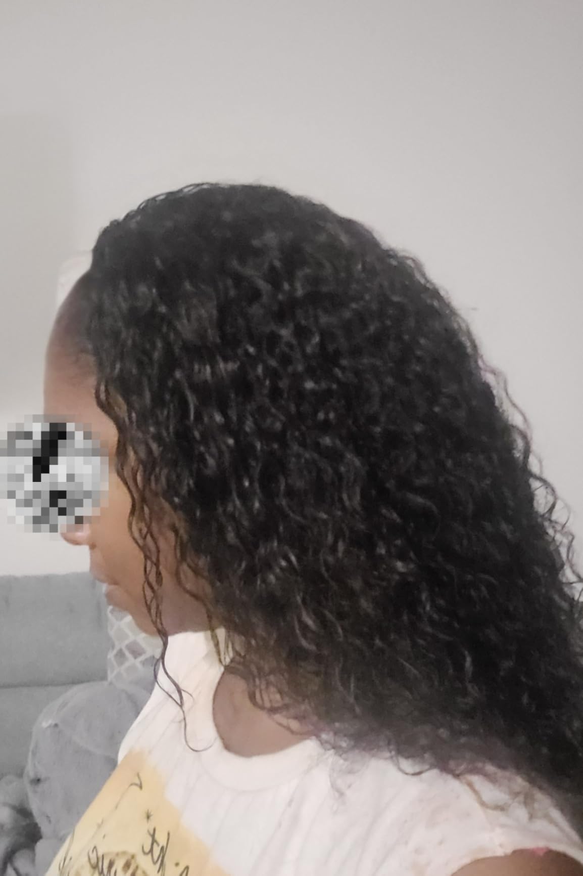 Headband Wig Human Hair Deep Wave 20 Inch Human Hair Headband Wig Glueless Curly Wigs None Lace Front Wigs for Black Women Natural Color customer photo 2