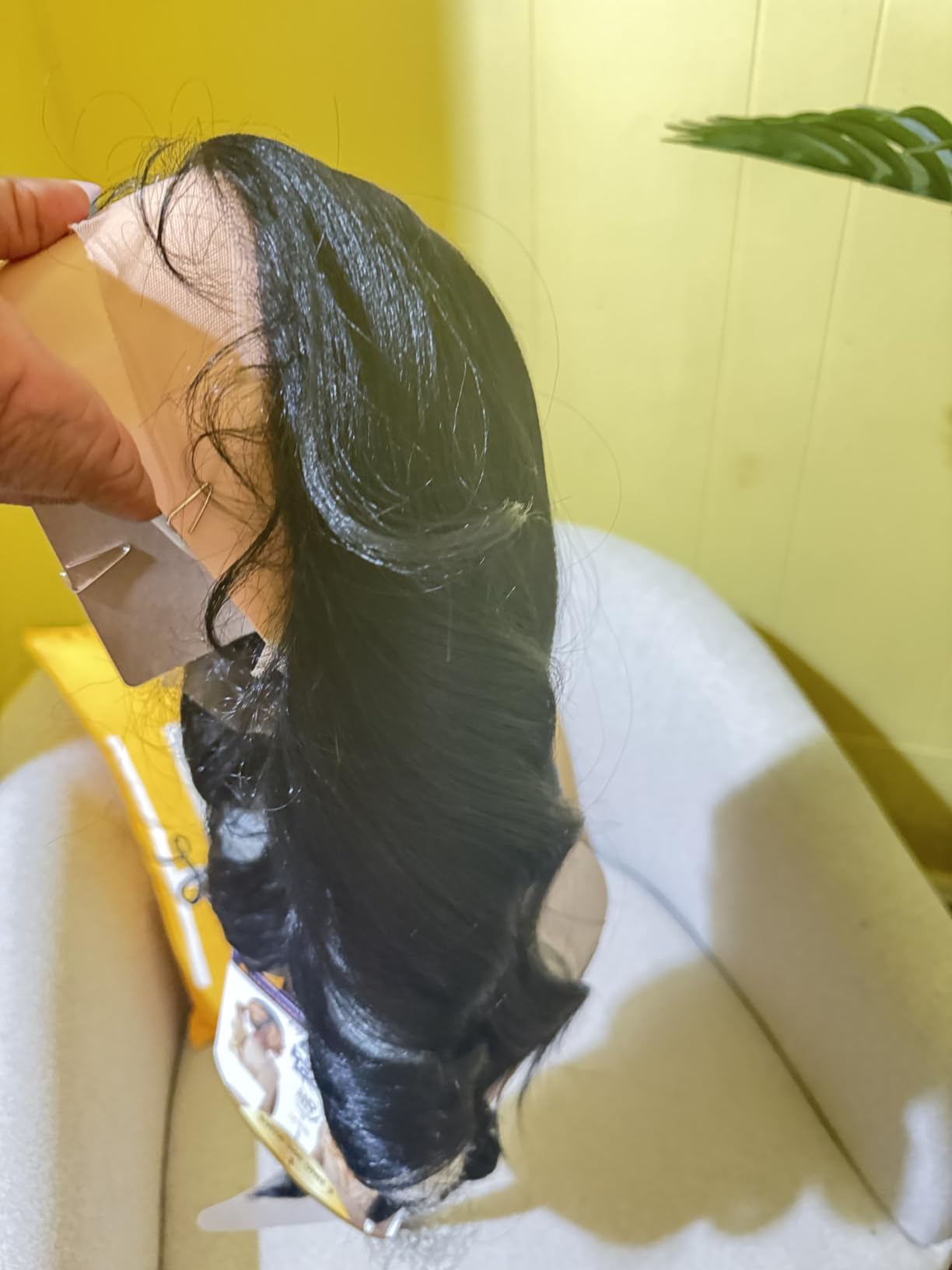 Sensationnel Butta 360 Lace Wigs - Unit 2 Wider Parting 360 Degree Lace Glueless Synthetic Preplucked Hairline (1 JETBLACK) customer photo 1