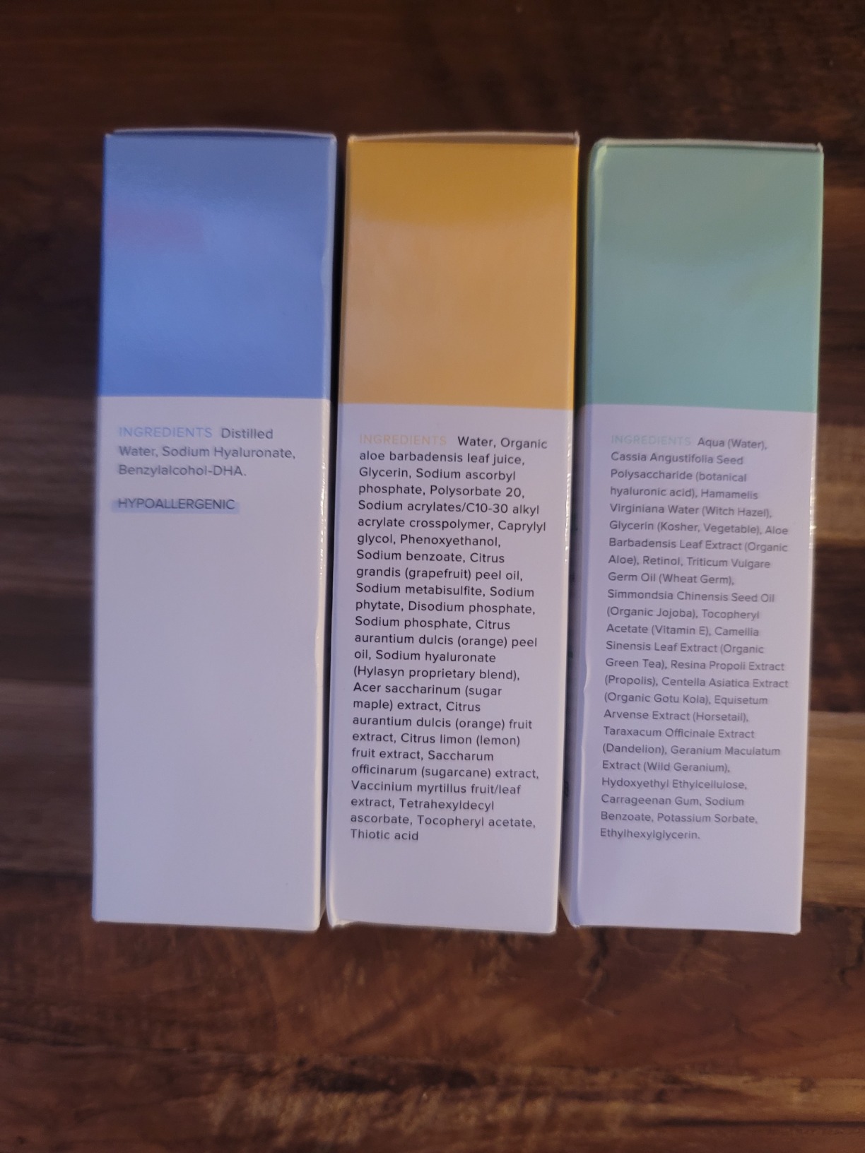 Cosmedica Skincare Facial Serum Trio Set - Vitamin C, Retinol & Hyaluronic Acid Serums for Face - Hydrating & Smoothing Skincare - Vegan, Cruelty Free (6 x 1.47 oz) customer photo 1
