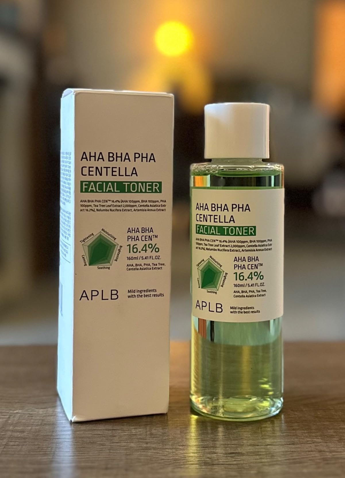 APLB AHA BHA PHA Centella Facial Toner | AHA BHA PHA CEN 16.4% 5.41 FL.OZ/Korean Skincare, Exfoliant, Replenishing Moisture, Revitalize for Gentle and Improve Skin Texture customer photo 2