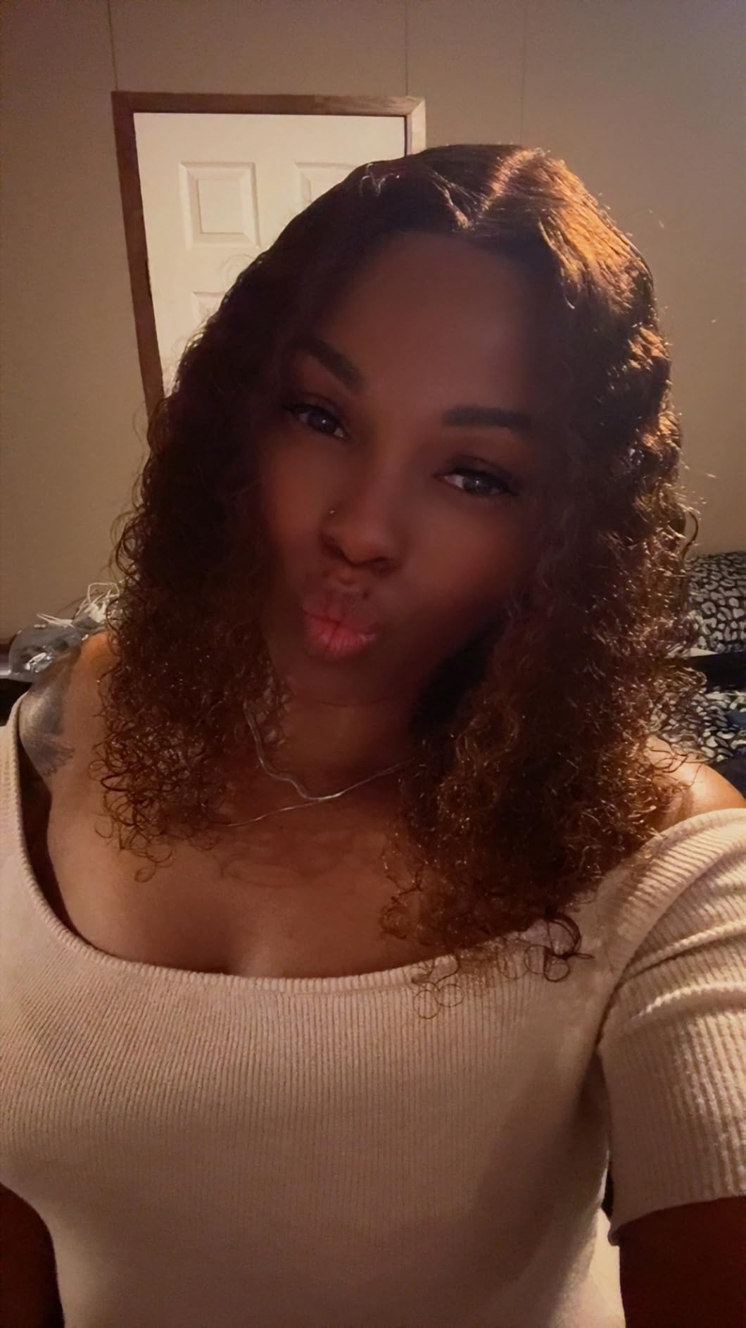 Glueless Wigs Human Hair Pre Plucked Pre Cut Wear and Go Glueless Wig for Beginners Bob Wig Human Hair 180% Density 12 Inch Deep Wave Curly Lace Front Wig Natural Black customer photo 1