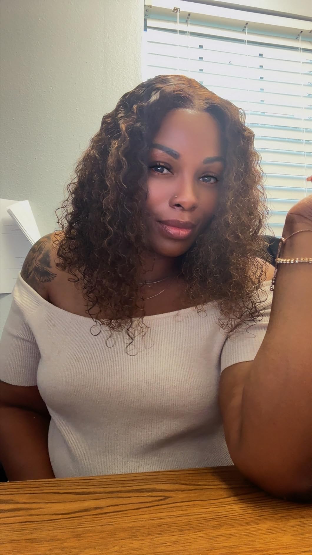 Glueless Wigs Human Hair Pre Plucked Pre Cut Wear and Go Glueless Wig for Beginners Bob Wig Human Hair 180% Density 12 Inch Deep Wave Curly Lace Front Wig Natural Black customer photo 2