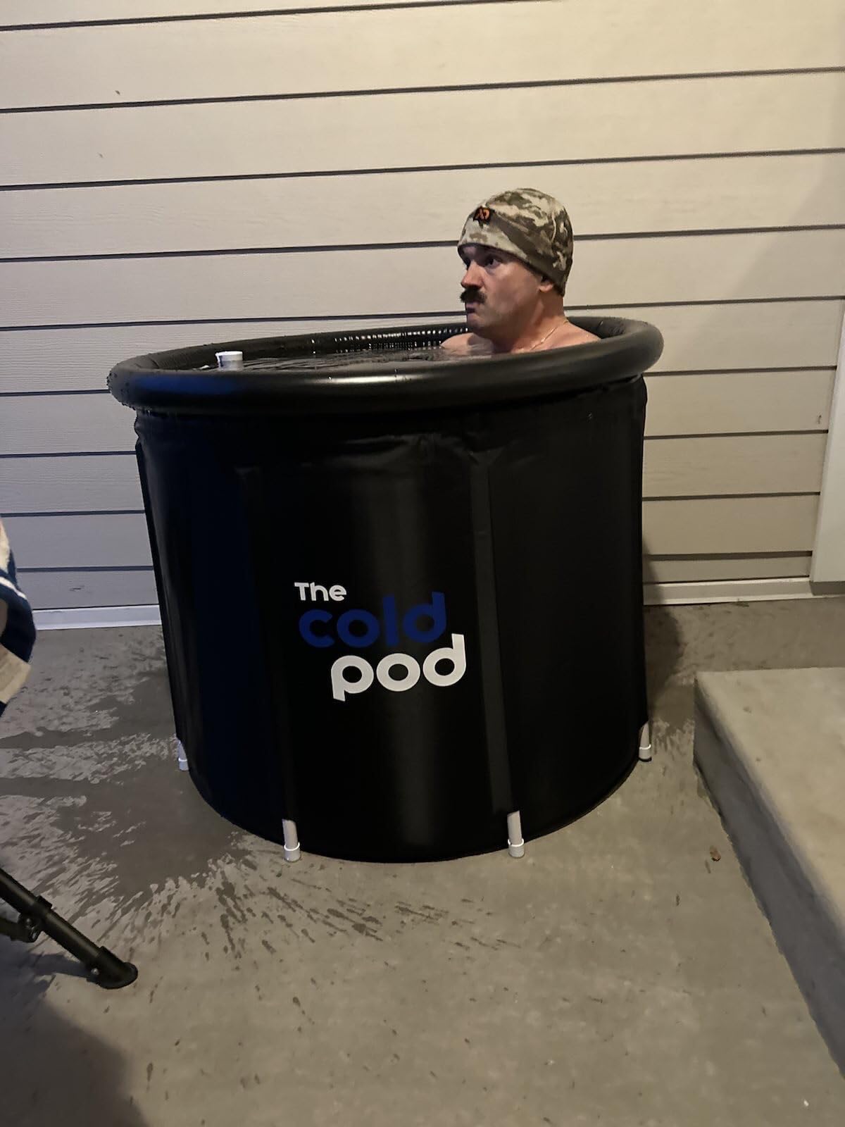 Ice Bath Tub for Athletes with Cover: 88 Gallons Cold Plunge Tub for Recovery, Multiple Layered Portable Ice Bath Plunge Pool customer photo 1