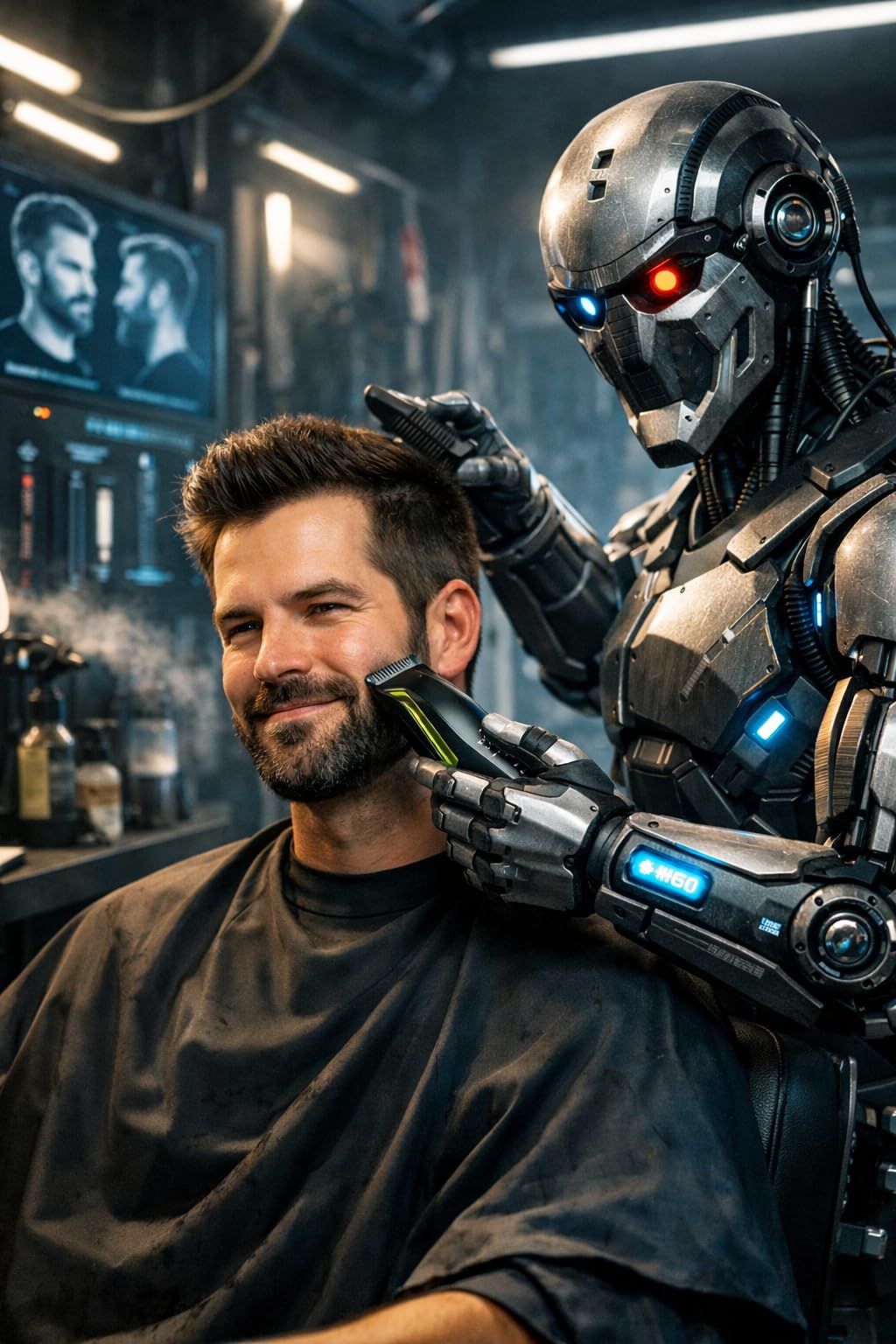 Philips Norelco OneBlade 360 with Connectivity Hybrid Face + Body, Electric Beard Trimmer, Shaver and Body Groomer Kit with 360 Blade Tech, 1x360 Blade, 5-in-1 Comb, Travel Case, Model QP4631/90 customer photo 2