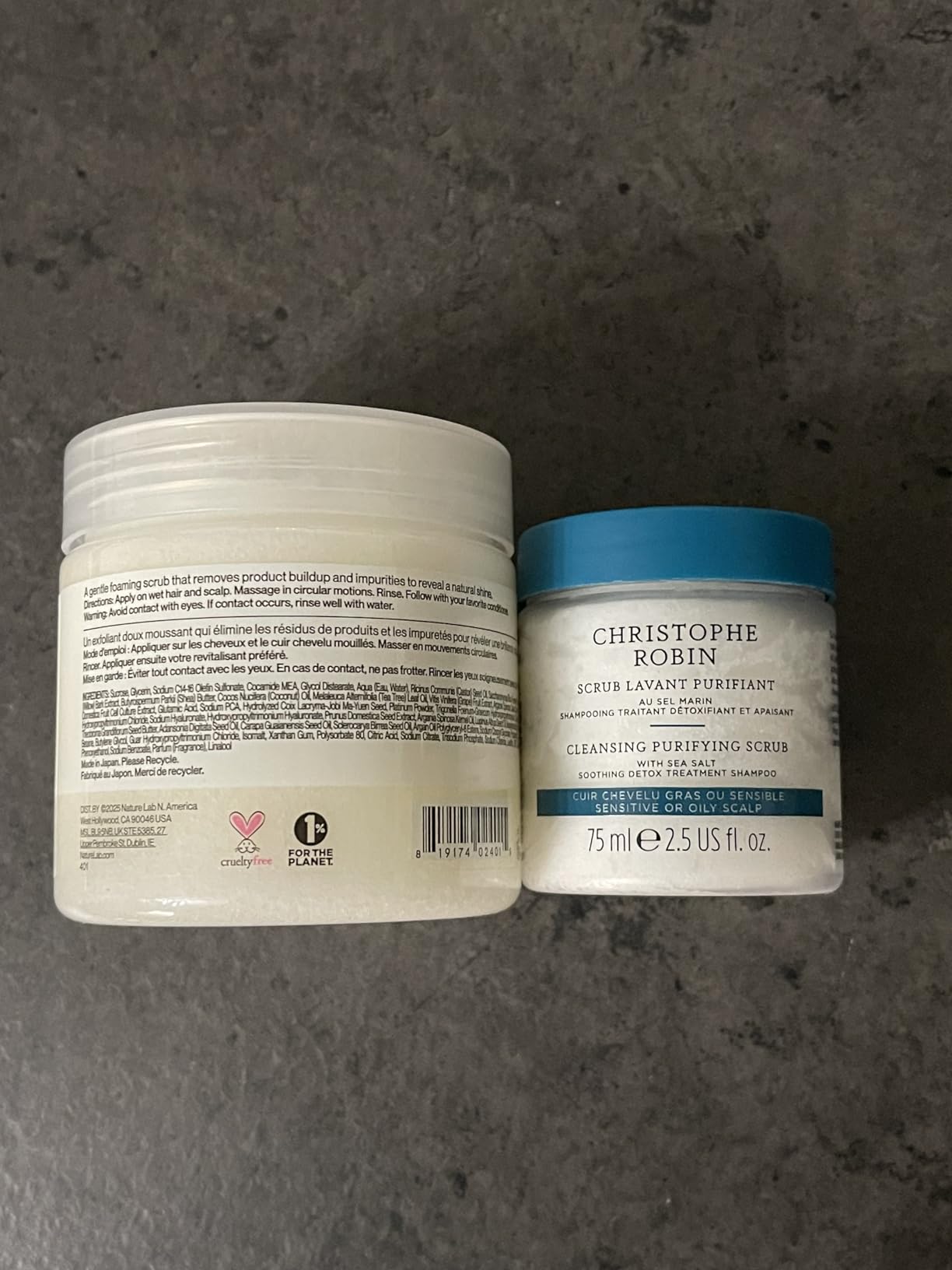 Christophe Robin Purifying Scalp Scrub with Sea Salt - Deep-Cleansing Detox Treatment for Oily Roots & Sensitive Scalps, Removes Build-Up & Soothes Irritation customer photo 2