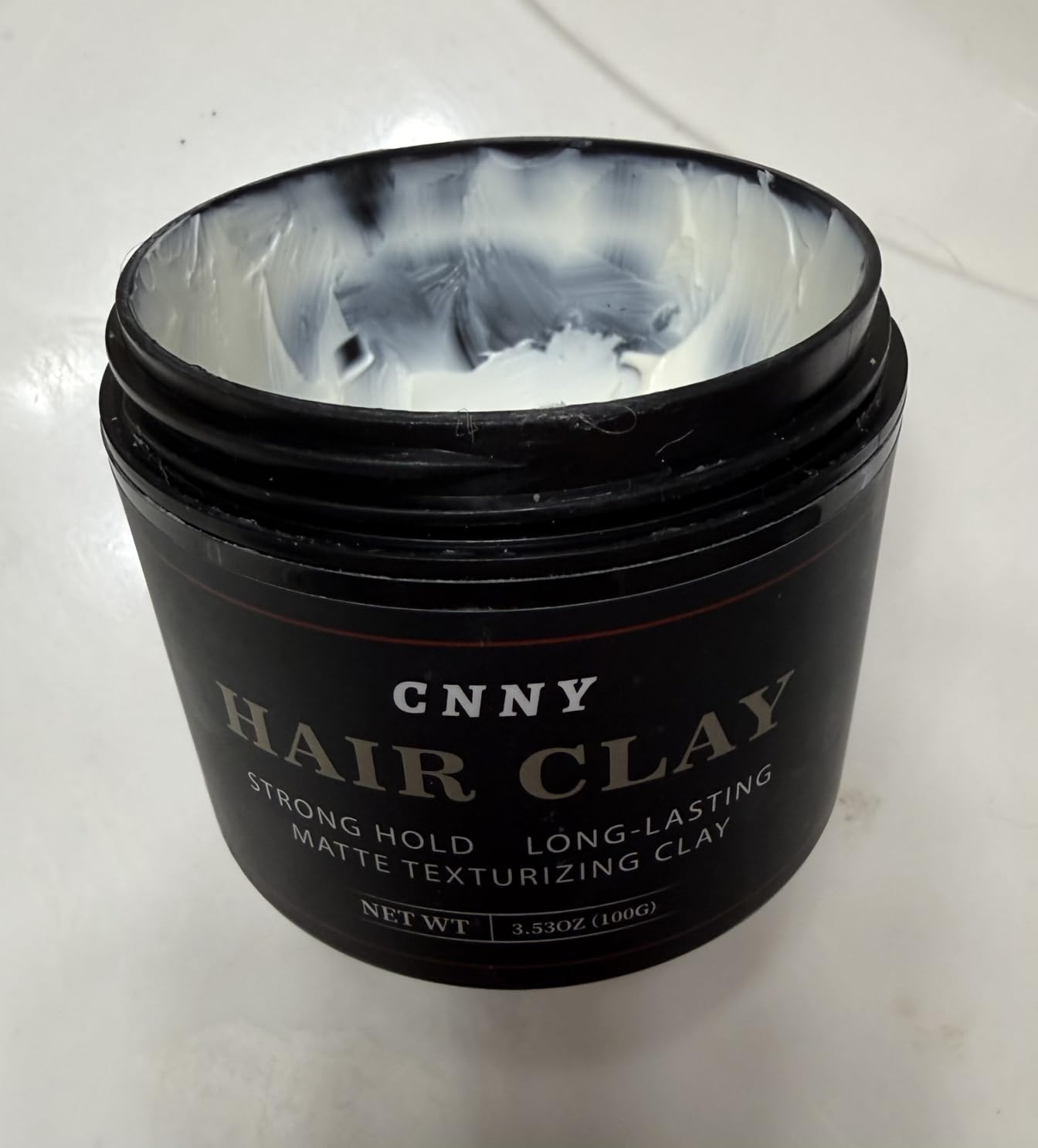 CNNY Men's Hair Styling Clay 3.53 oz, Firm Hold, Matte Finish, Hair Clay with Natural Ingredients customer photo 2