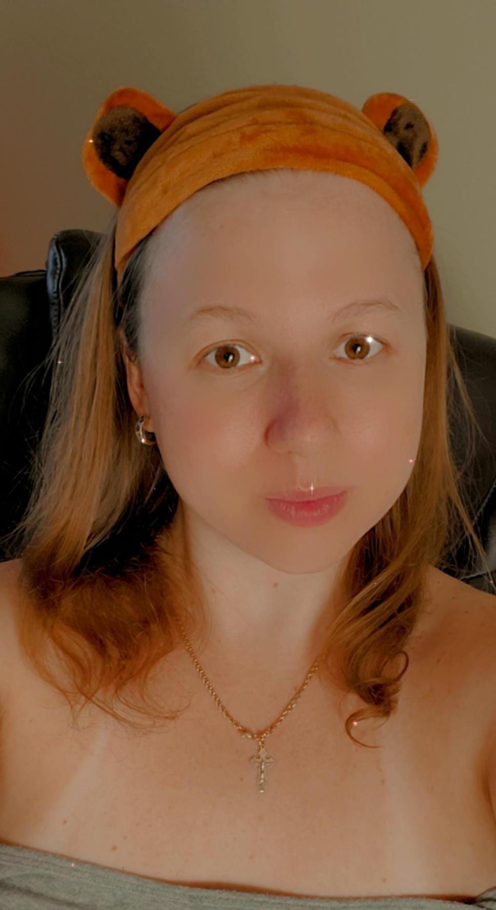 I DEW CARE Face Wash Headband - Tiger | Adorable Design, Perfect for Washing & Cleansing, Makeup and Spa, Bath, Skincare, Quick Dry, Soft & Fuzzy, Non Slip, Reusable, Teen Girls Stuff customer photo 1