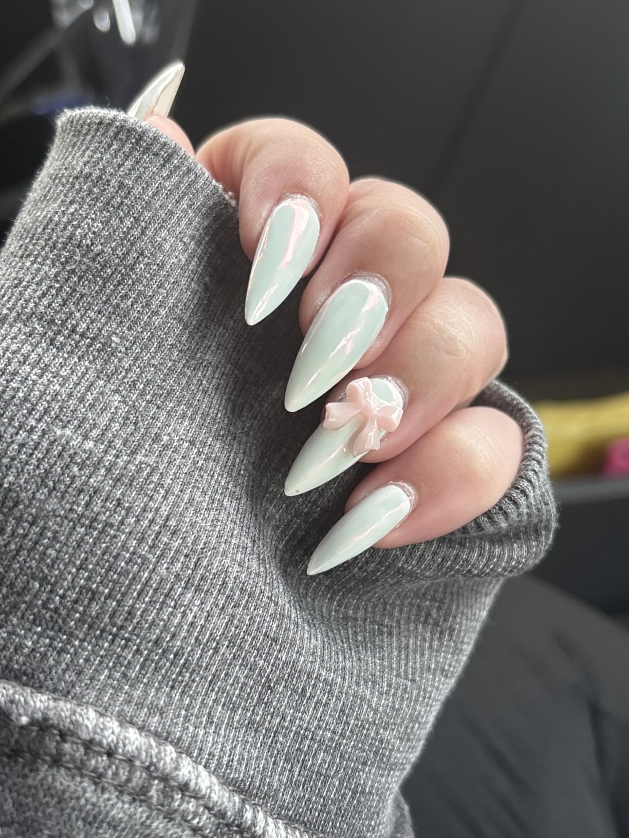 Apres Gel-X Natural Stiletto Long Tip Box | 500pc Gel-X Tips, 11 Sizes 00-9, Premium Quality customer photo 2