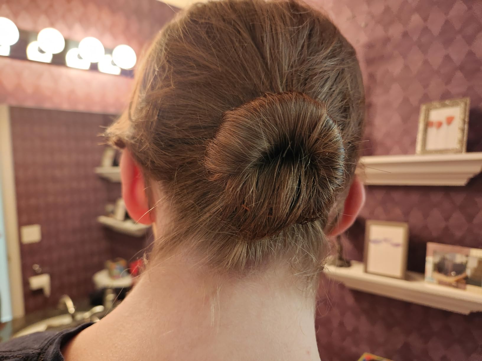 4 Pcs Magic Hair Donut Bun Maker for Ballet Style - Women, Kids (4 Brown) | Ballet Bun for Women and Kids customer photo 1