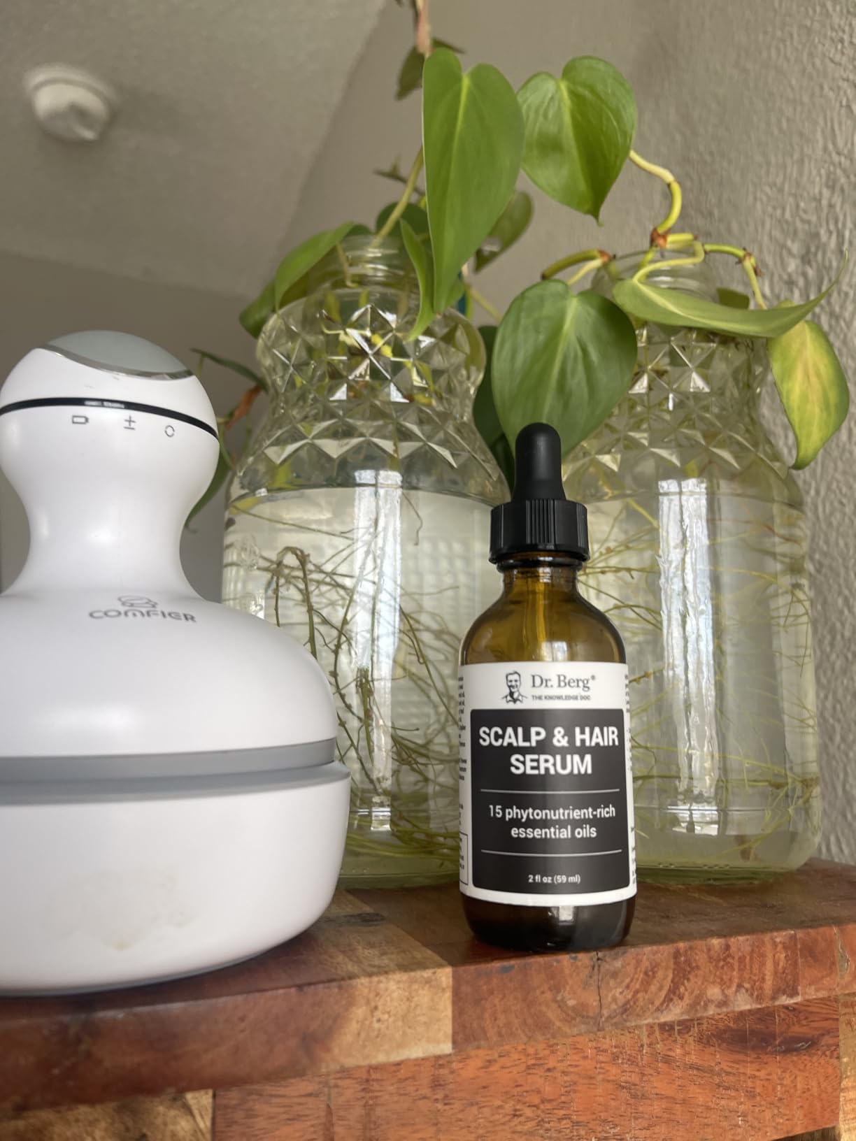 Dr. Berg Scalp & Hair Serum (Improved Formula) with Vitamin D3 & E - Clinically Tested, Paraben- and Sulfate-Free Hair Oil for Women & Men - Includes Rosemary Oil, Castor Oil & Jojoba Oil - 2 Fl oz customer photo 2