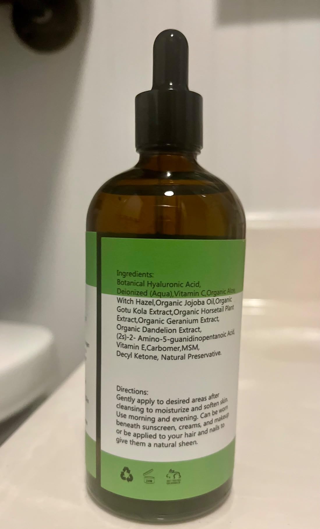 Hyaluronic Acid Serum (5oz) - 100% Pure Hyaluronic Serum for Face & Anti-Aging Formula customer photo 1