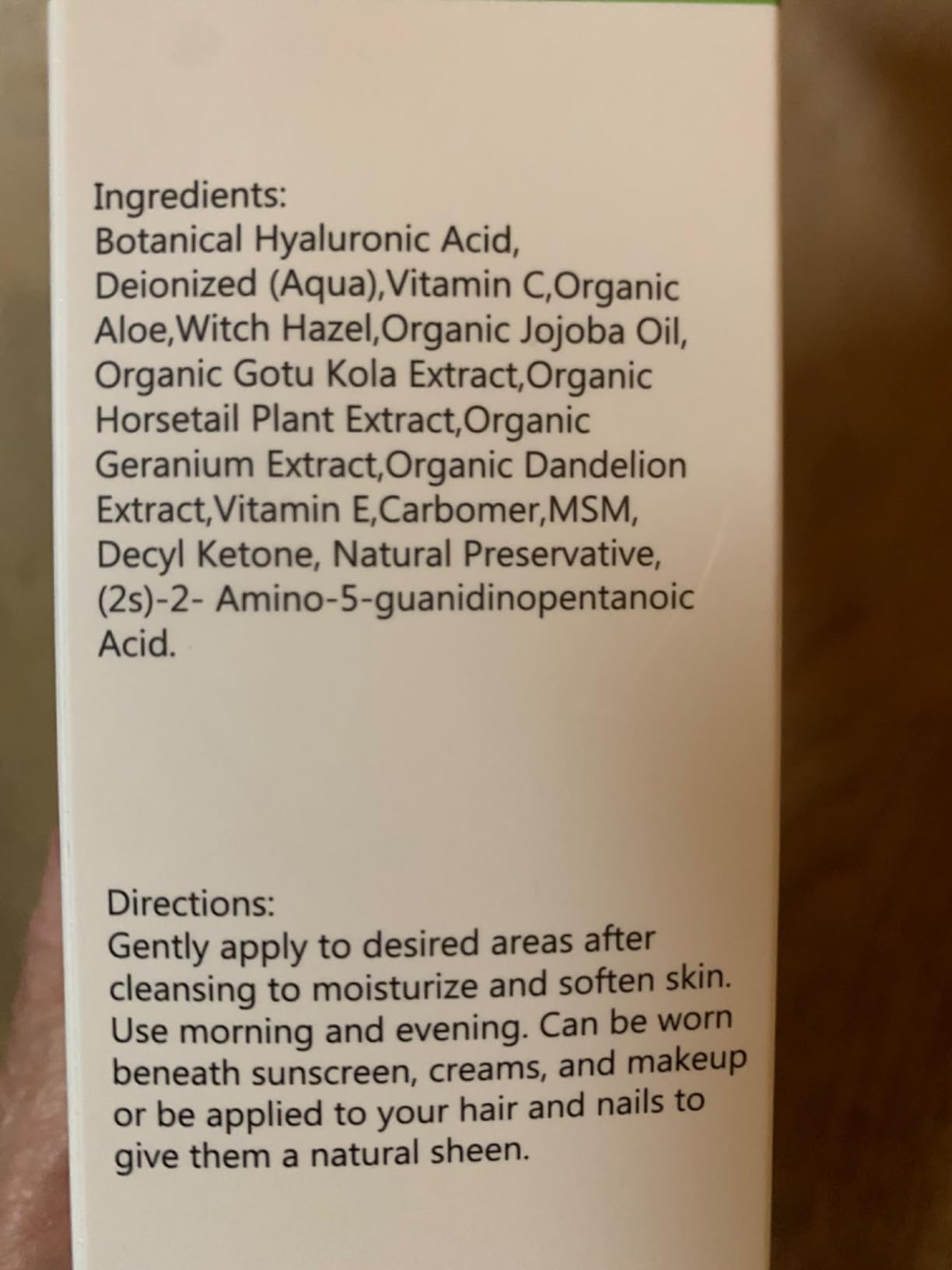 Hyaluronic Acid Serum (5oz) - 100% Pure Hyaluronic Serum for Face & Anti-Aging Formula customer photo 2