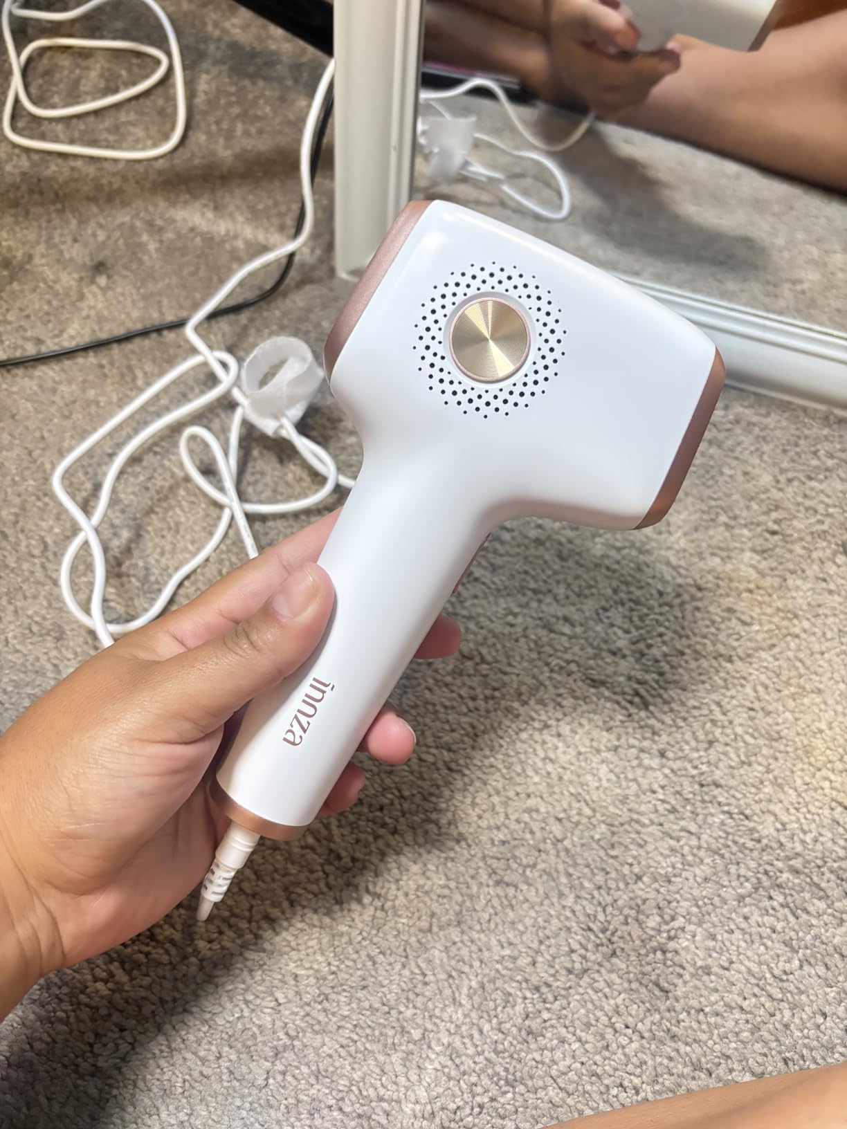 INNZA IPL Hair Removal with Ice Cooling Care Function for Women and men customer photo 2