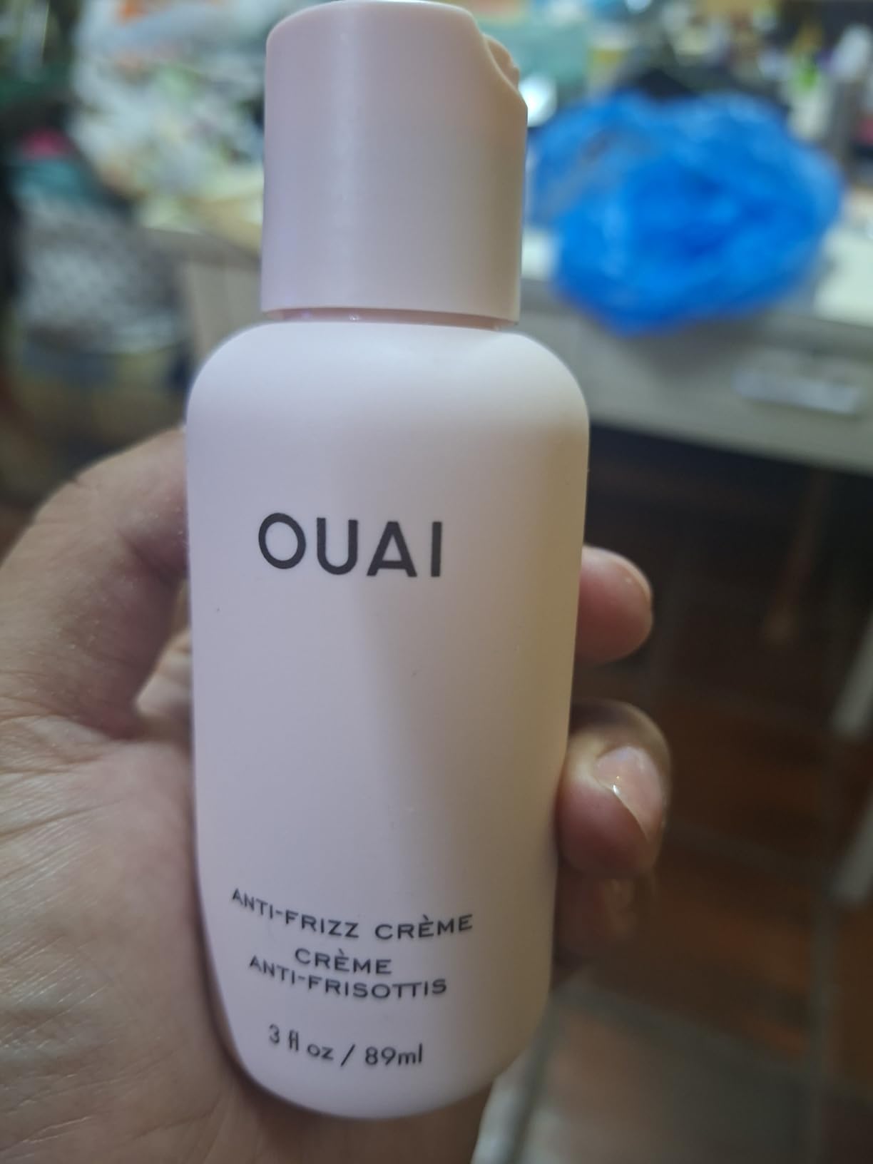 OUAI Anti Frizz Cream Travel Size - Moisturizing Hair Cream with Frizz Control & Heat Protection customer photo 2