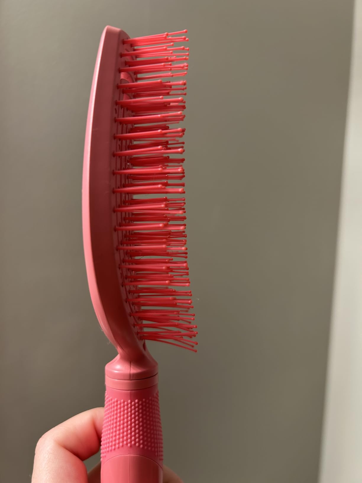 Conair Scalp Care Detangling hairbrush - Curly Hair Brush - Scalp Massager - hairbrushes for women & men - detangler for all lengths - can use wet or dry - Slim customer photo 1
