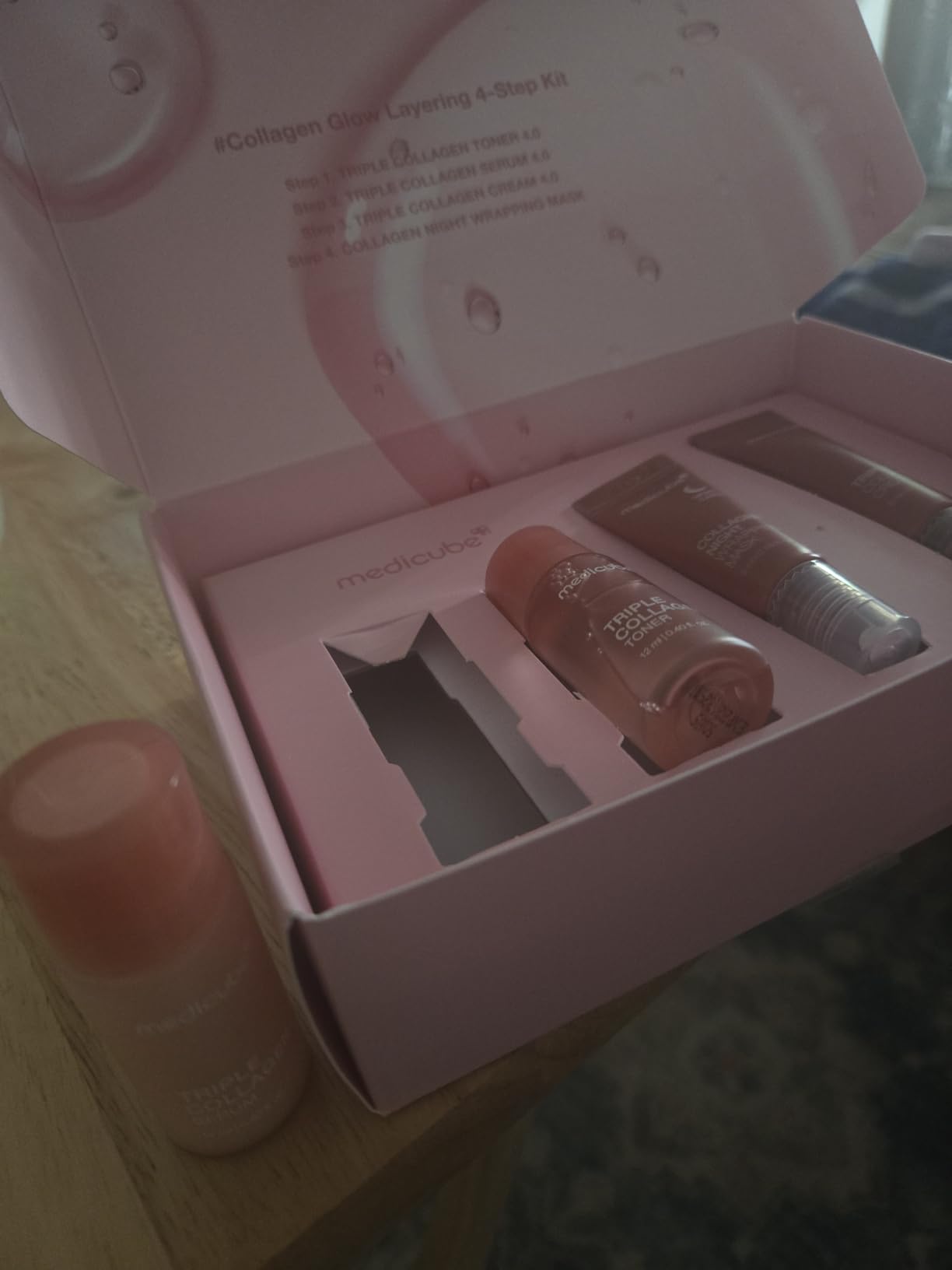 medicube Glass Skin Collagen Trial Kit - Mini Skincare Set | Korean Skincare Set, Ideal Gifts for women, 4-Step Skincare Set for glowy skin, Travel Essentials customer photo 1