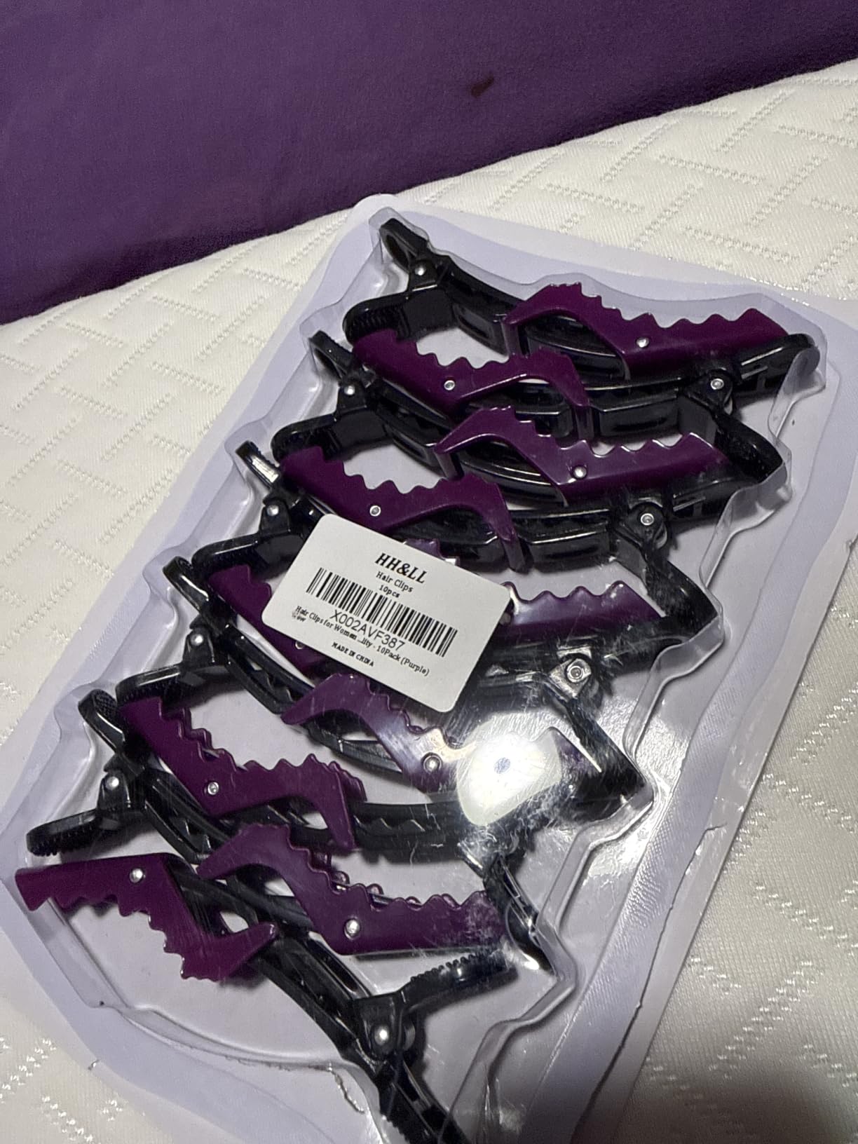 HH&LL Professional Alligator Hair Clips, 10 Pack Large Styling Sectioning Clips in Neutral Earth Tones, Non-Slip Double-Hinged Design Barber Clips for Thick Hair, Coloring & Cutting customer photo 2