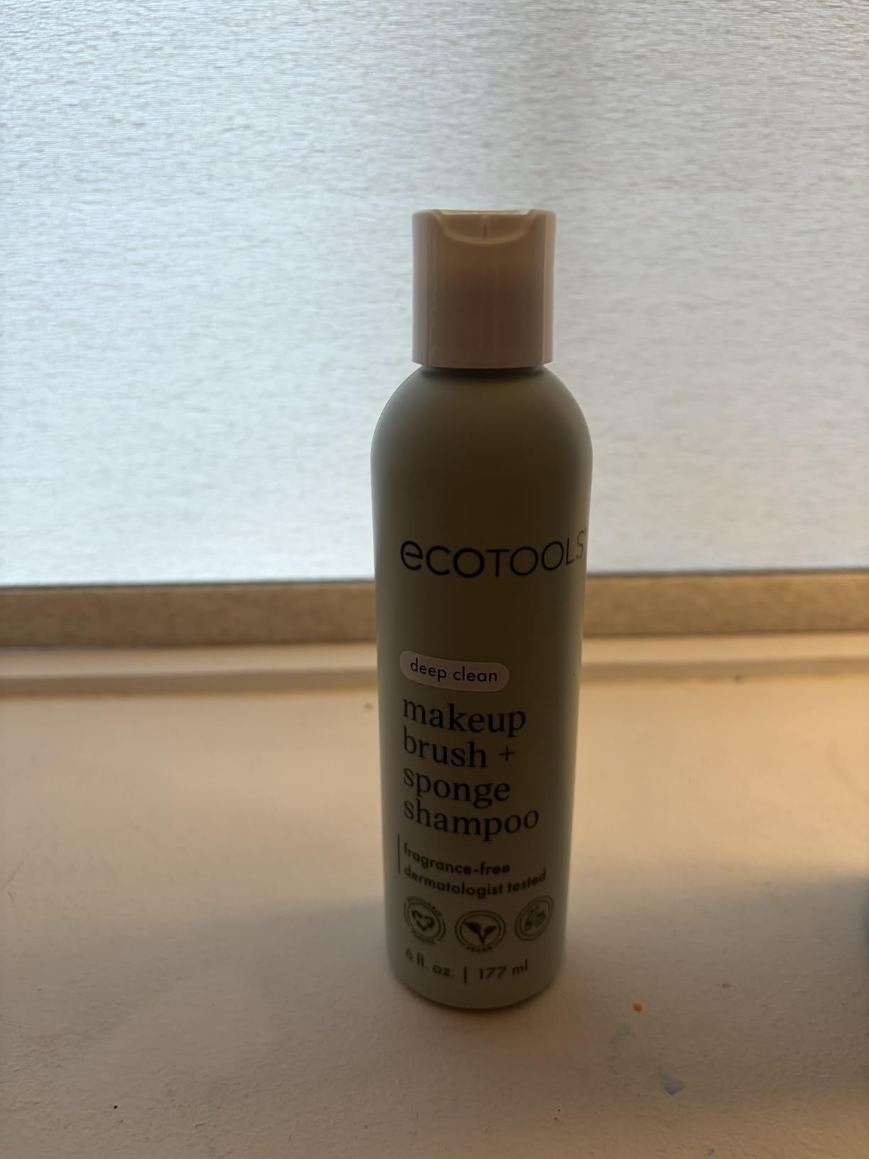 EcoTools XL Makeup Brush Cleanser, Sponge Shampoo, Fragrance-Free, 16 Fl Oz | Cleaner brushes and sponges, makeup brush soap for daily washing, beauty blender cleaner, plant based, sulfate free customer photo 2
