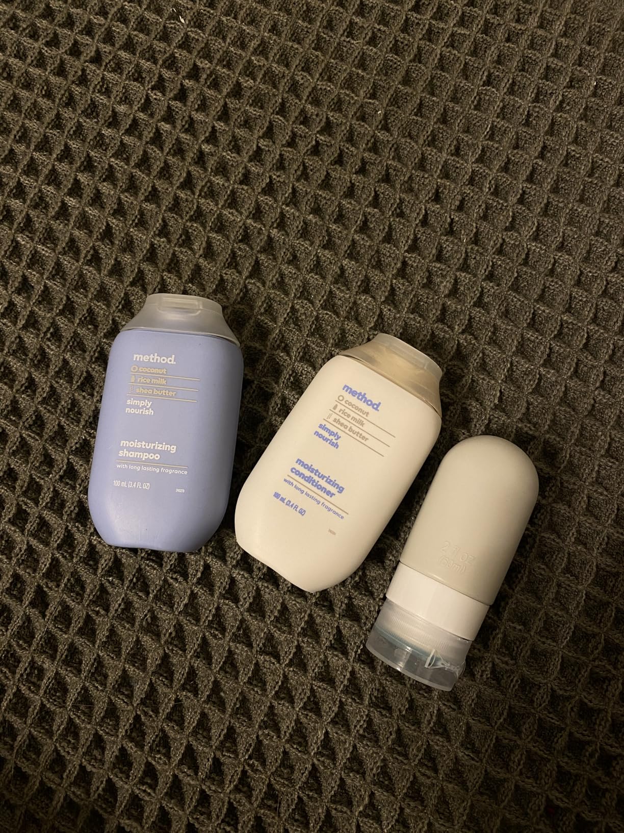method Body Wash and Hair Care Gift Set, Simply Nourish, 3.4 fl oz | Travel Size Bottles, Gift Set, Volumizing Shampoo and Conditioner customer photo 2
