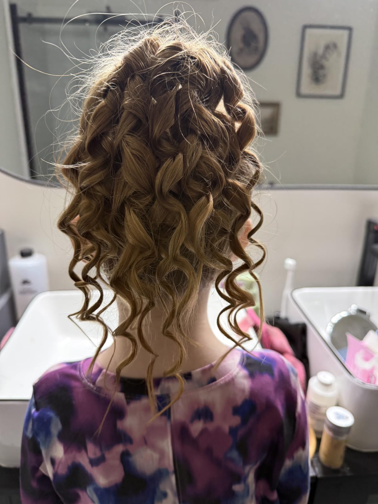 Hahahope 3/8 Inch Curling Iron Wand, Small Ceramic Curler Barrel Tiny Black customer photo 1
