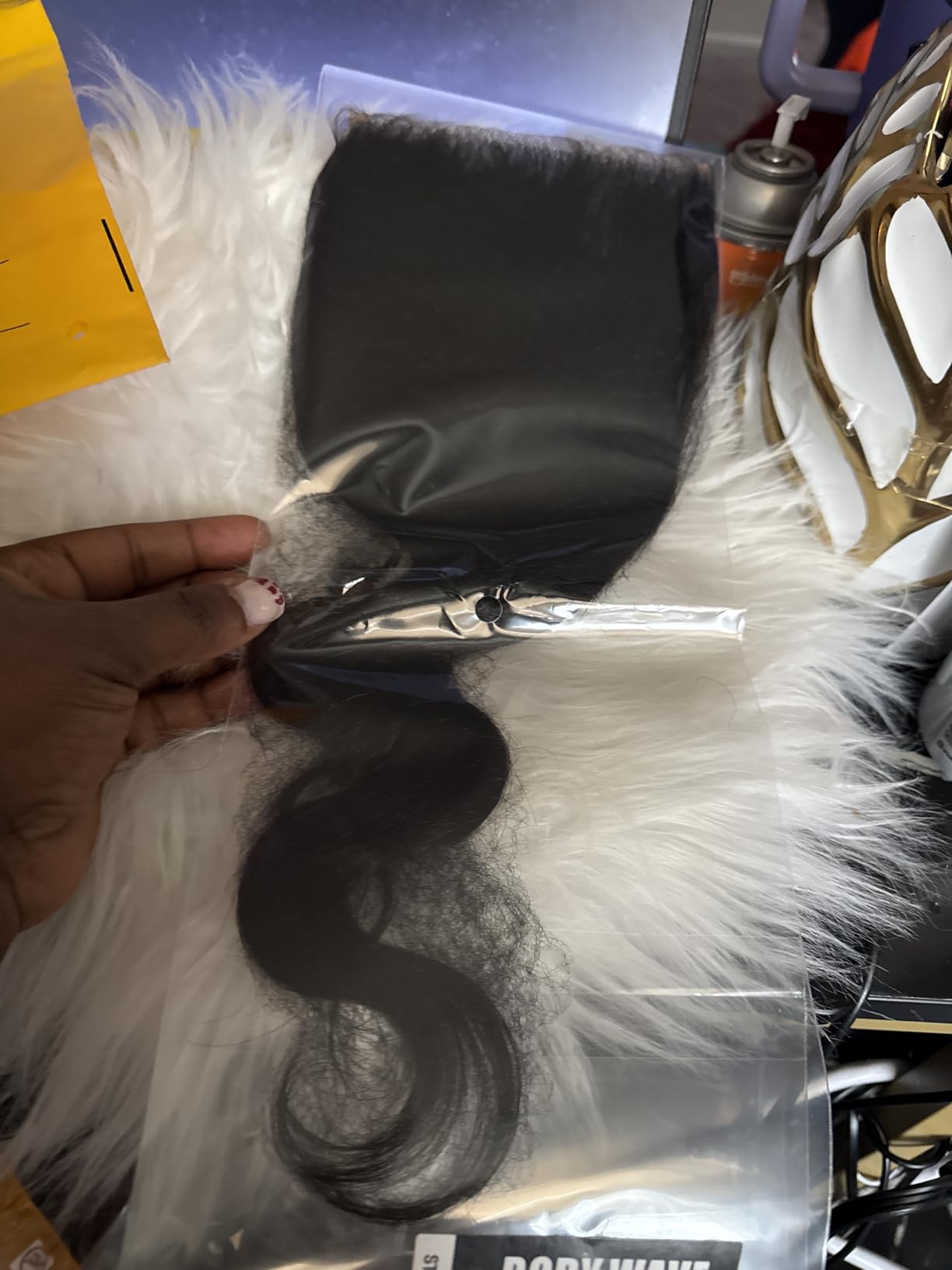5x5 HD Lace Closure Human Hair Body Wave for Black Women - 12A Virgin Remy Human Hair Extension, Pre-Plucked, Natural Black, 14 Inch customer photo 2