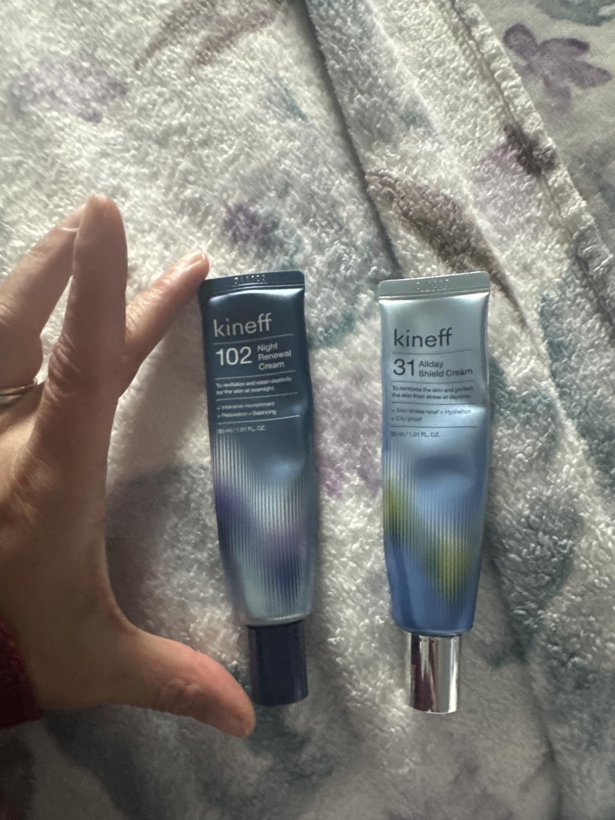 Kineff Dermacycle Program Day & Night 2-Pack Face Cream - 31 All-Day Shield Cream & 102 Night Renewal Cream with Centella Asiatica & Niacinamide - Korean Skin Care for All Skin Types customer photo 2