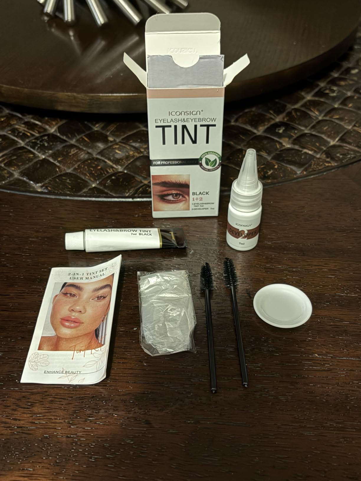 Lash Color Kit, Professional Black Lash and Brow Set (Black) | Infused with Natural Ingredients, Stay-True Vibrant Color, Safe & Easy Home DIY 7ml customer photo 1