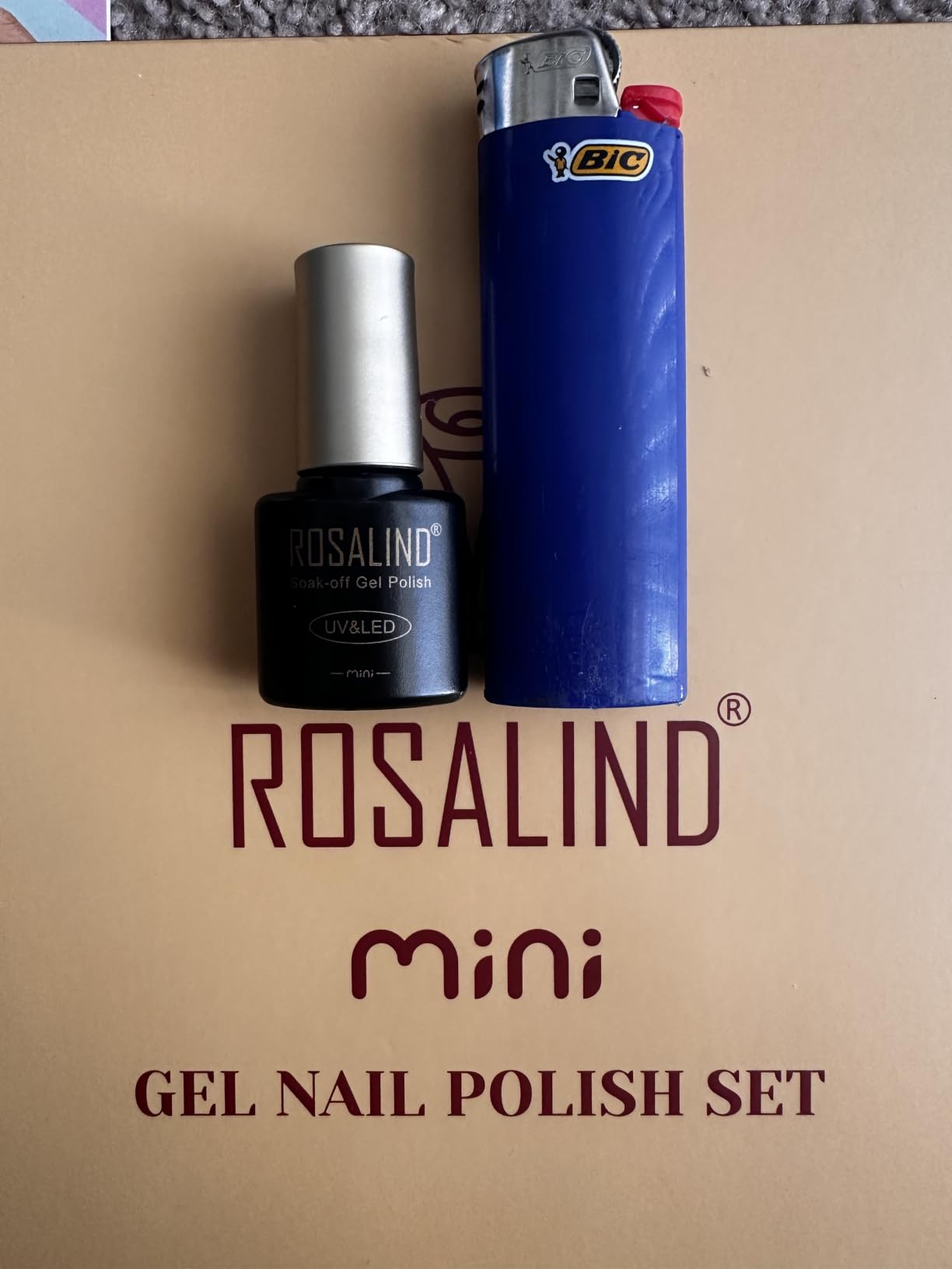 ROSALIND 30pcs All Seasons Gel Nail Polish Set with Base and Gel Top Coat, 26 Nude Blue Red Colors Gel Polish, 3 Pcs Glossy Matte Glitter Top Coat and Base Coat, Gel Nails Art Kit, DIY Salon at Home customer photo 1