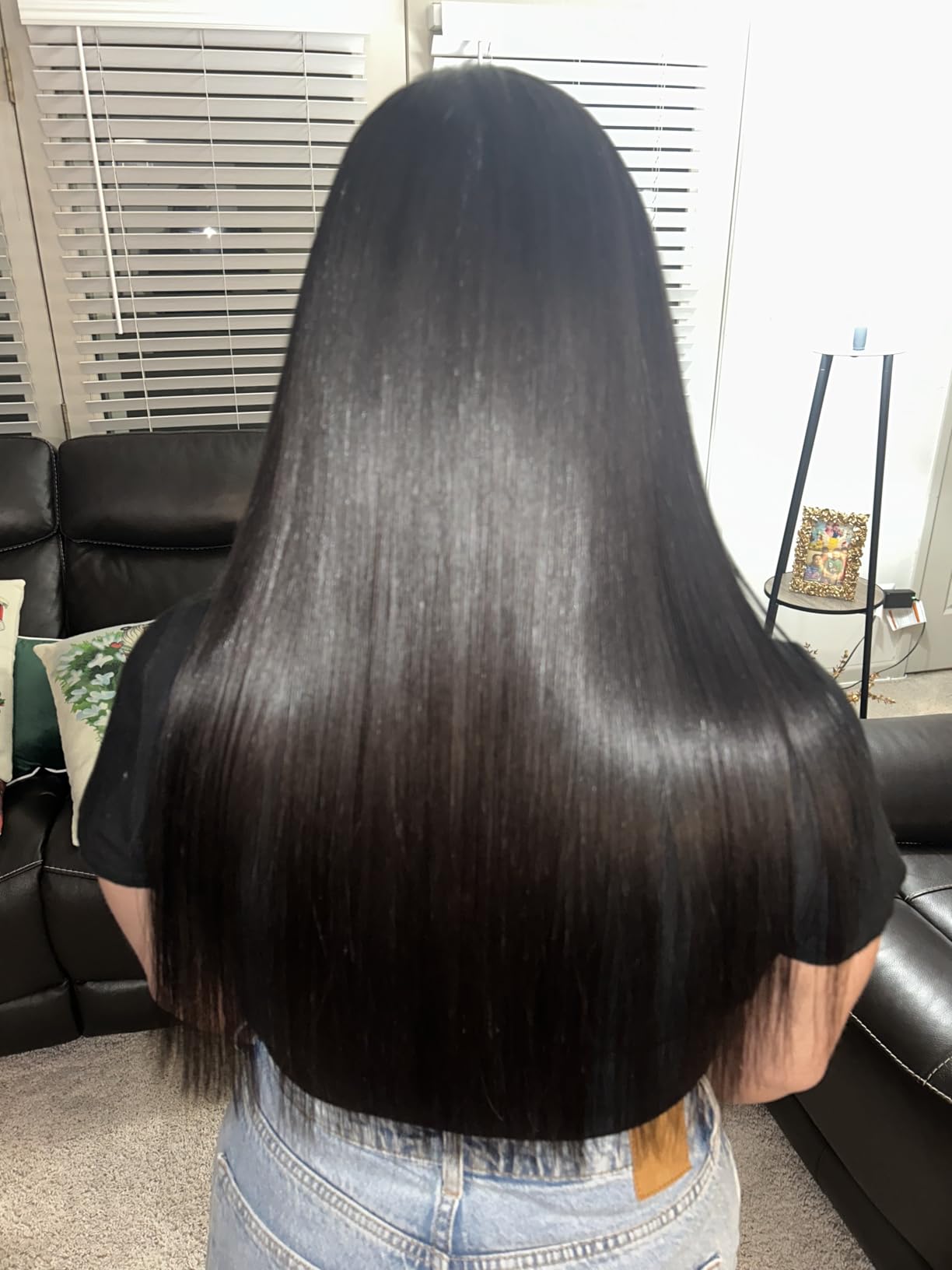 MAXITA I Tip Hair Extensions Human Hair, 50g/100s Dark Brown 16 Inch Comfortable Wear, Invisible & Natural Cold Fusion, 100% Remy Human Hair Itip Keratin Hair Extensions customer photo 1
