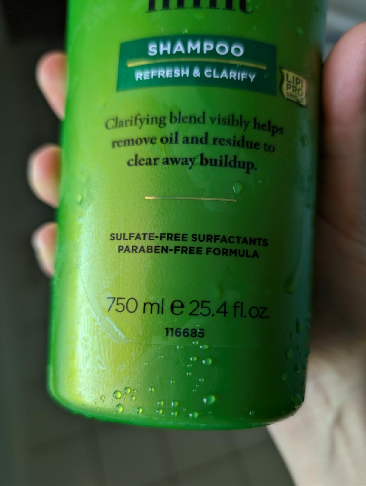 OGX Clarifying Strength + Rosemary Mint Shampoo, Clarifying Shampoo for Oily Hair Visibly Helps Remove Oil & Residue to Clear Away Buildup, Sulfate-Free Surfactants, 13 fl. oz customer photo 2