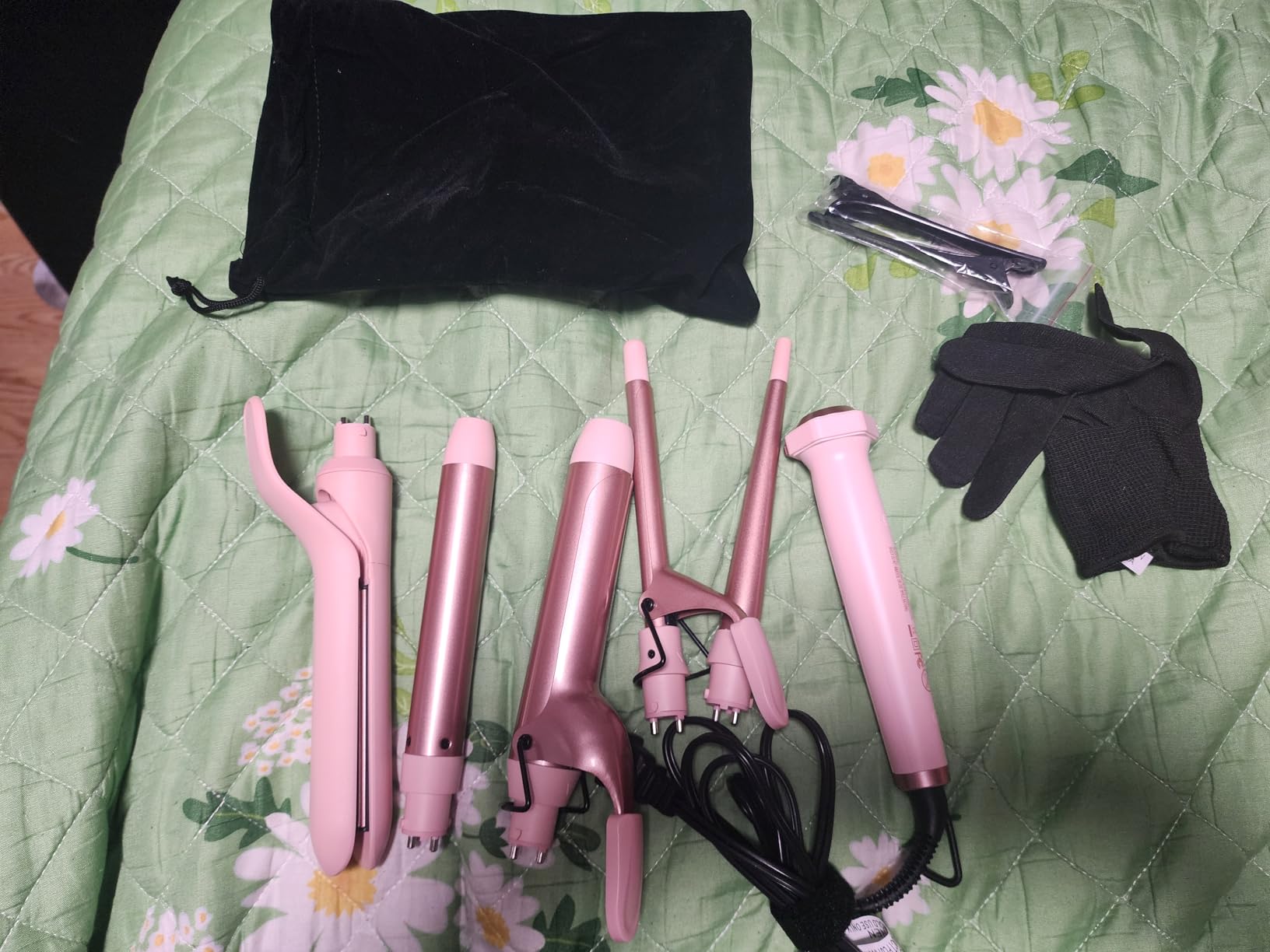 Ufree 5 in 1 Curling Iron with Interchangeable Ceramic Barrels and Flat Iron customer photo 2