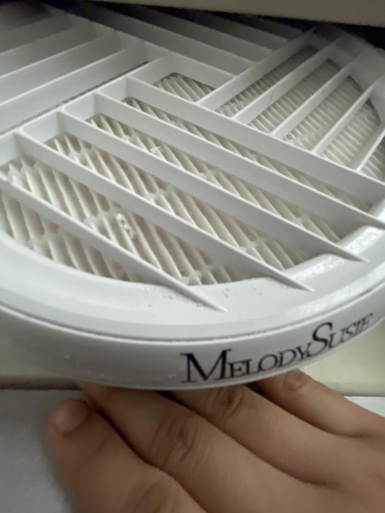 MelodySusie Portable Nail Dust Collector HPro for DIY Gel Polish Removal | 3800RPM, 3 Suction Modes, Reusable Filter, Capture Fine Gel Dust, for Beauty Schools & Home DIY Nail Art customer photo 1