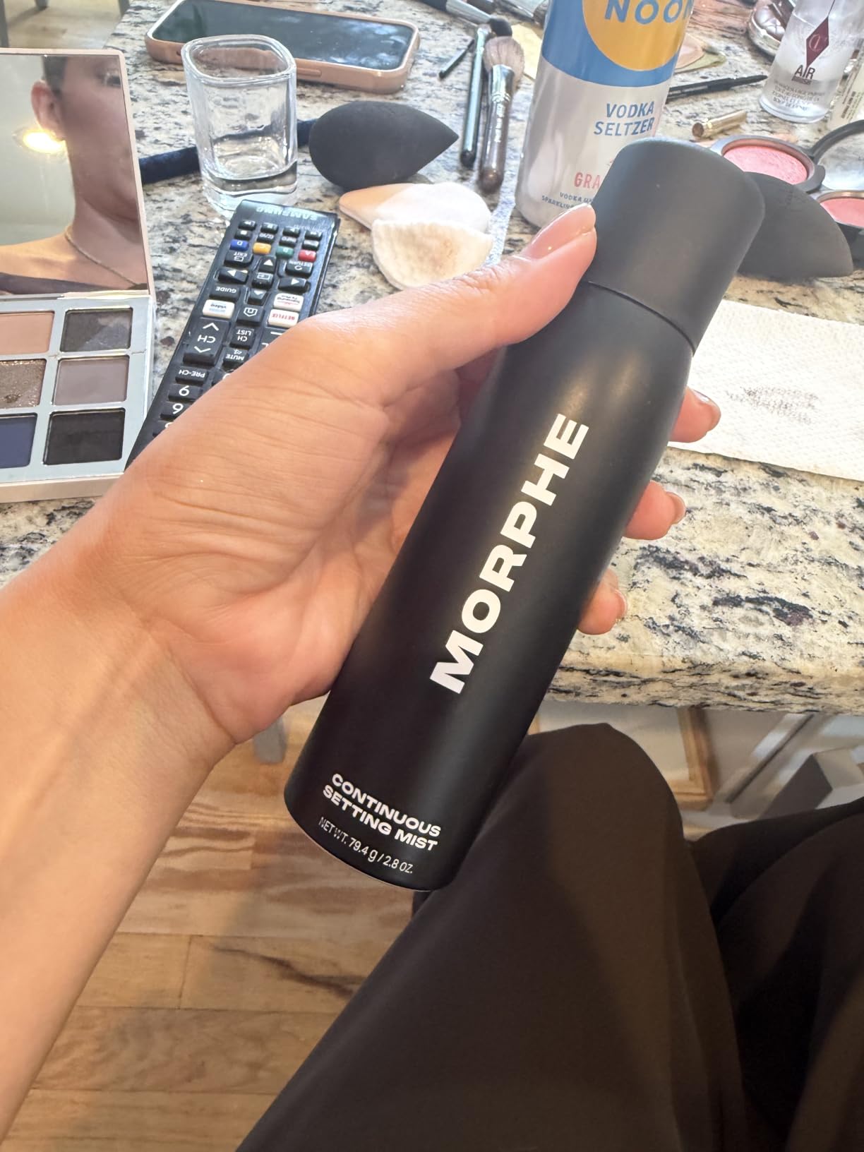 Morphe Jumbo Continuous Setting Spray - Micro-Fine Makeup Setting Spray, 6.5 fl oz customer photo 2
