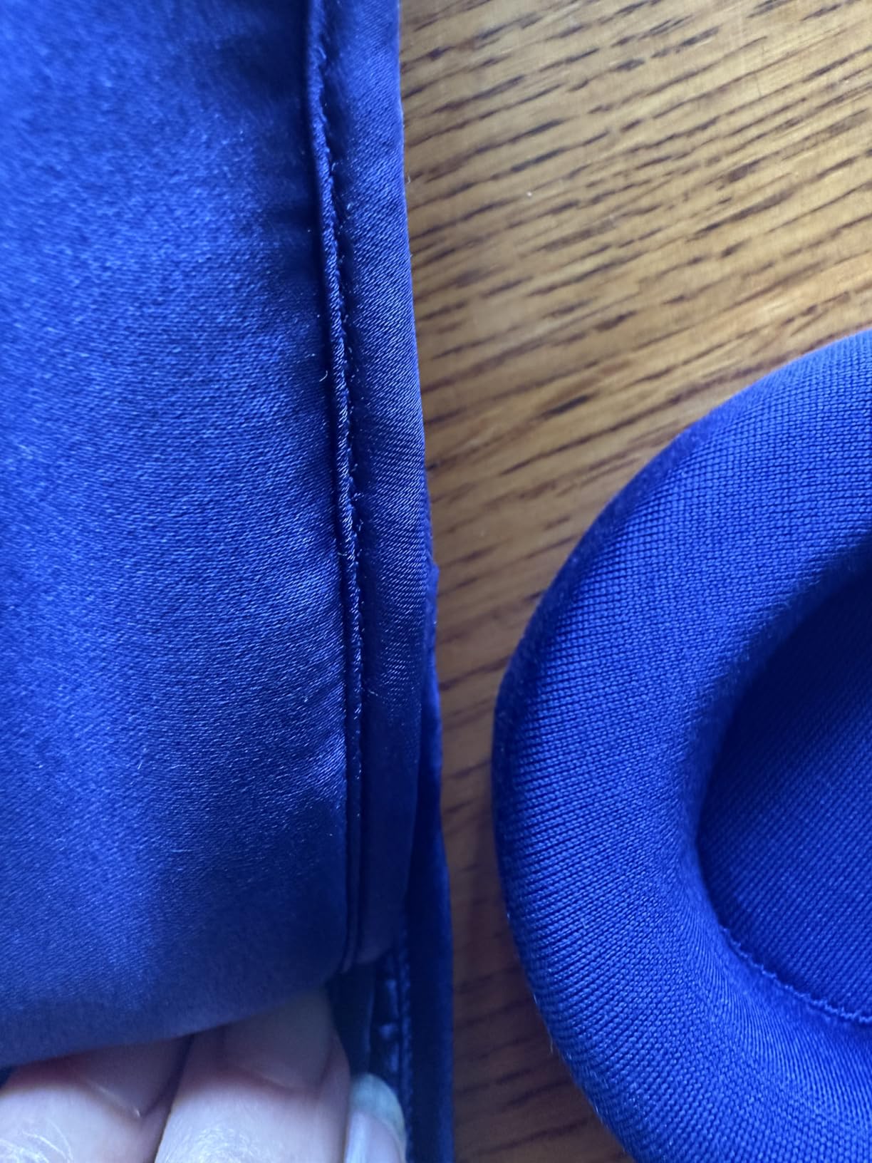 Manta Silk Sleep Mask - Premium 22 Momme Silk Eye Mask, Designed for Blackout Comfort, Breathable and Washable, Adjustable Fit (Purple) customer photo 2