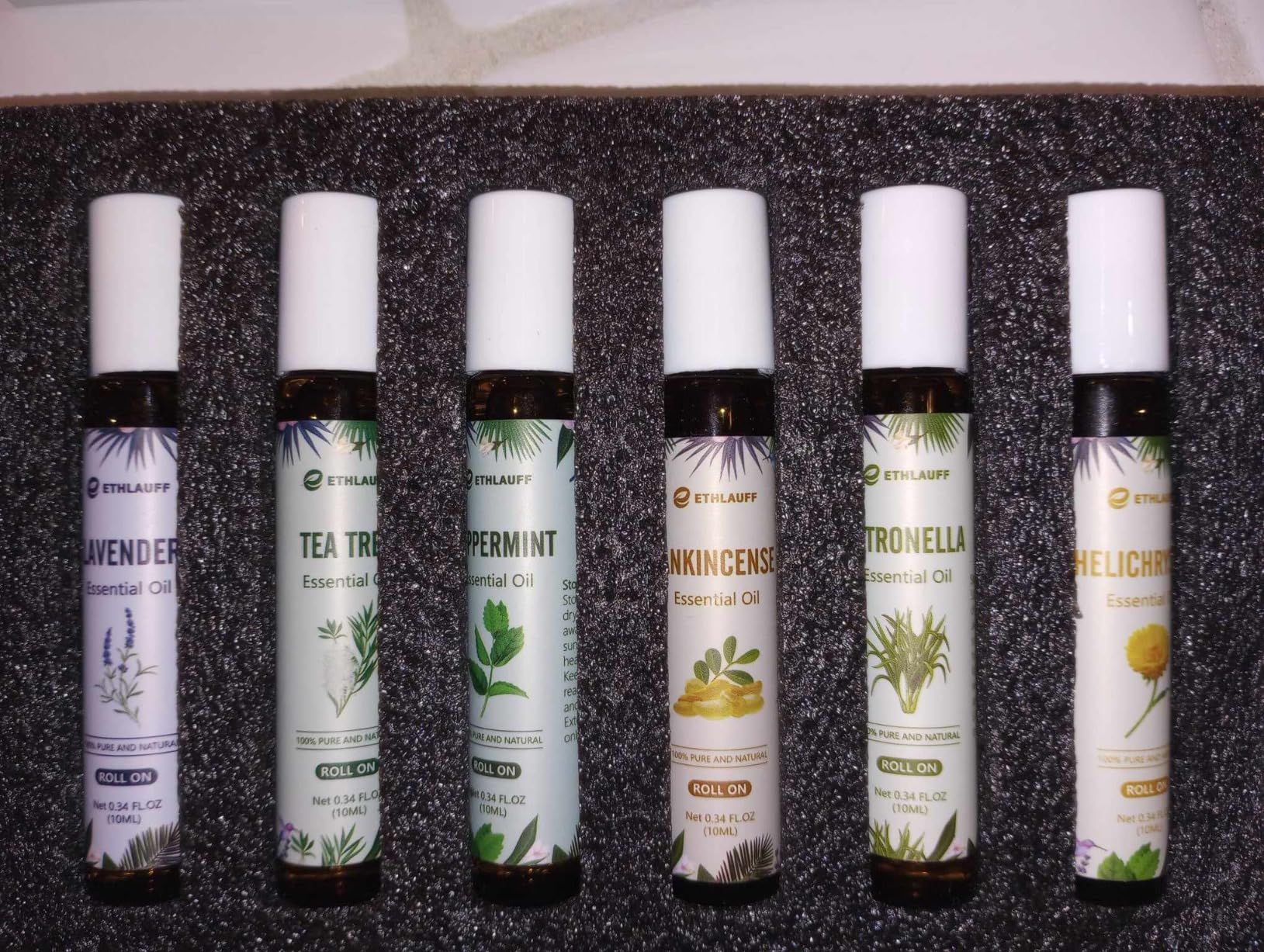 Essential Oil Roll On Set, Natural Aromatherapy Roll On, Relaxation Gift for Women and Men customer photo 1