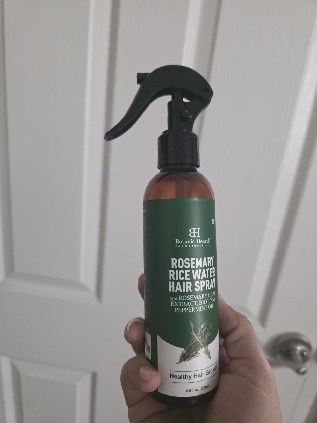 Botanic Hearth Rosemary & Rice Water Leave In Conditioner Hair Spray Bottle for Hair Growth, 6.8 Fl Oz, Root Enhncer, Korean Scalp Treatment, Anti-Itch & Hair Strengthening Spray for Women & Men customer photo 1
