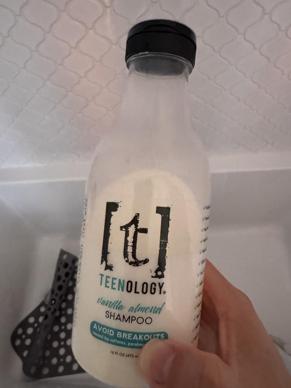 Teenology Teen Shampoo - Avoid Acne Breakouts, Sulfate & Paraben Free | Papaya - Free of pore-clogging oils - non-comedogenic formula with natural botanicals for oily, dry & acne-prone skin customer photo 2