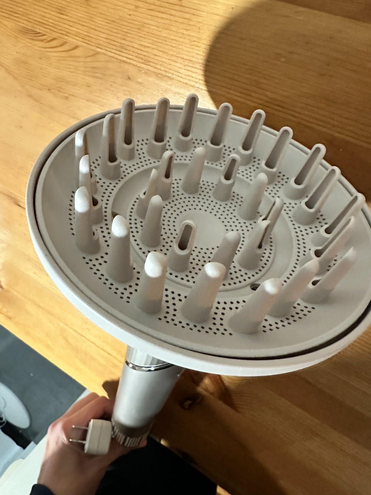 Large Diffuser Attachment Compatible with Shark FlexStyle, Upgraded Bigger Diffuser Nozzle for Dryer Faster and Define Wavy, Curly, Coily Hair customer photo 2