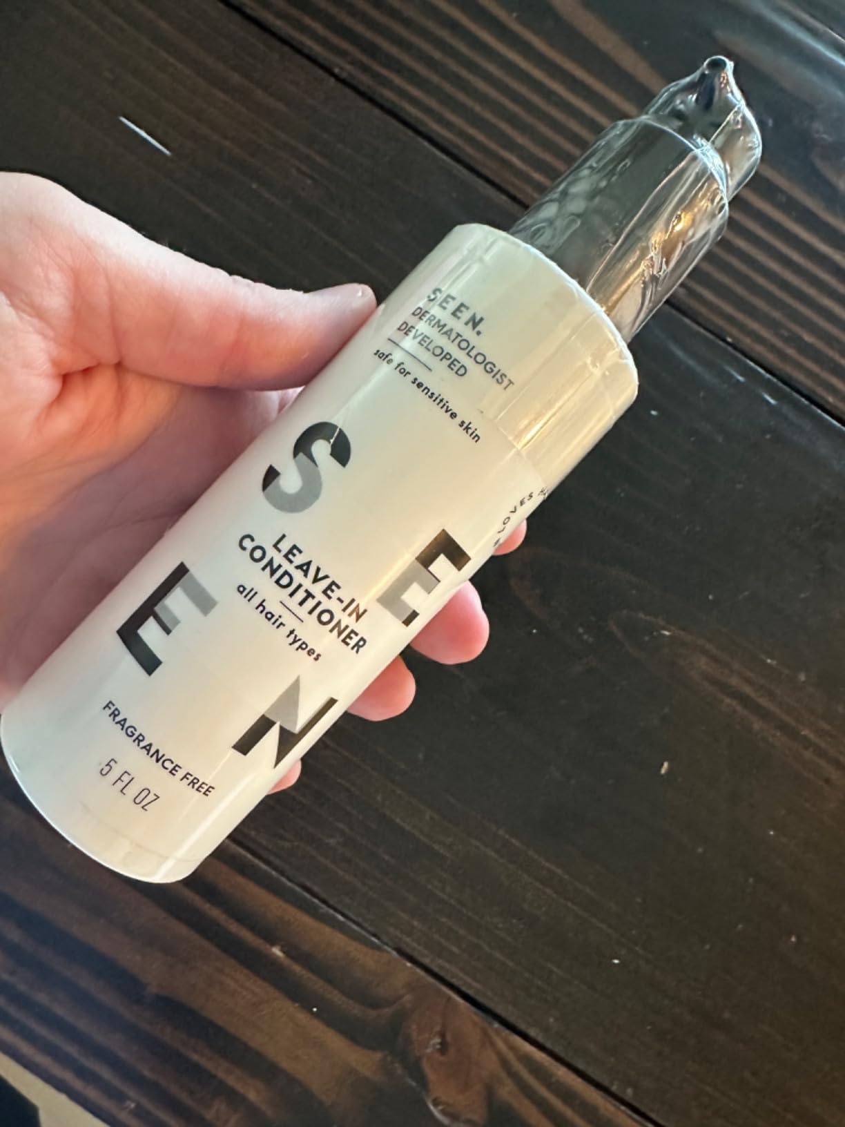 SEEN Leave-In Conditioner, Fragrance Free - Leave-In Hair Conditioner & Heat Protectant - Detangles & Hydrates- Formulated without Parabens, Sulfates or Phthalate customer photo 2
