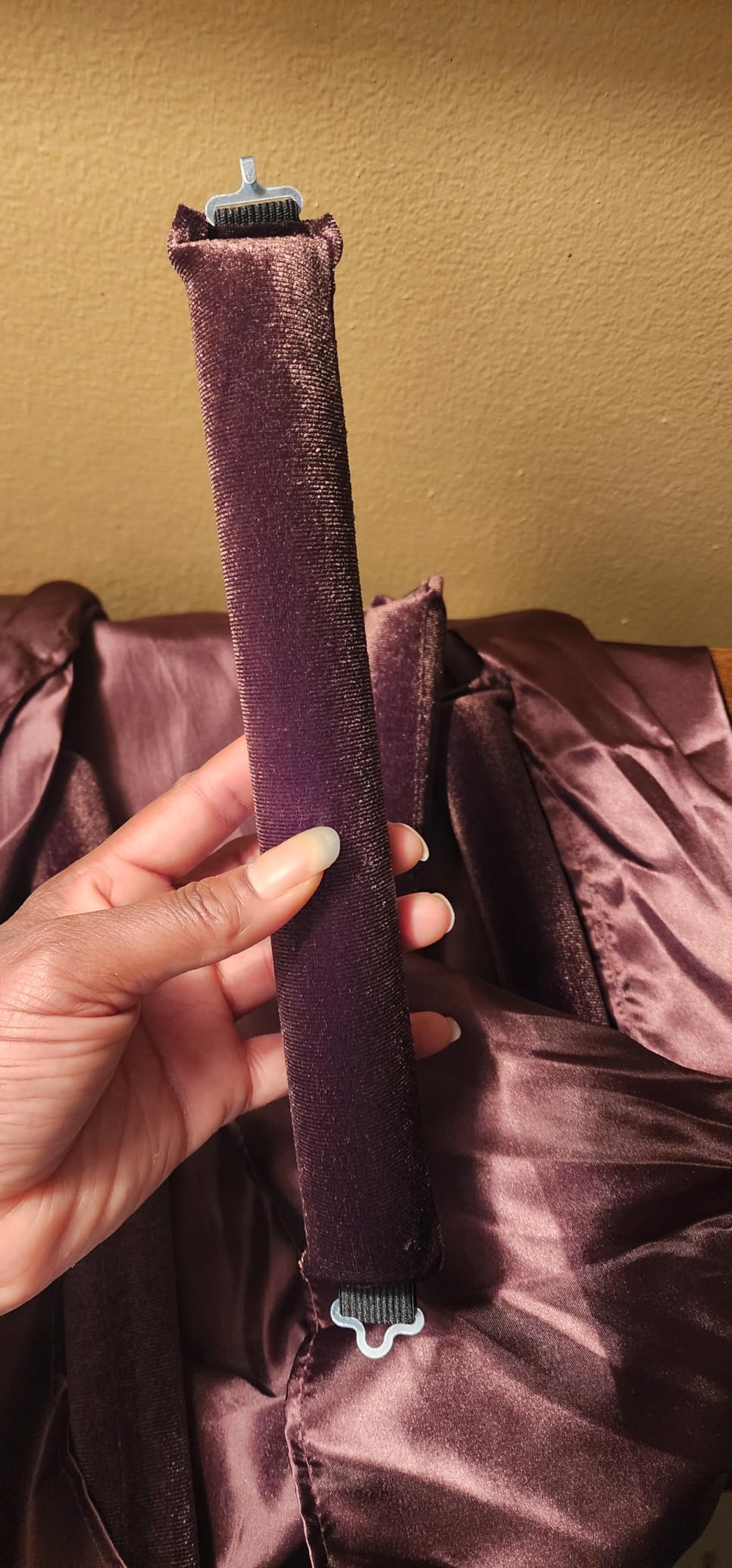Seritant Heatless Curls Overnight with Satin Head Scarf, Velvet Hair Rollers for Blowout Look, No Heat Curling Rod for Long Thick Hair, Soft Sleep In Flexi Rods customer photo 2