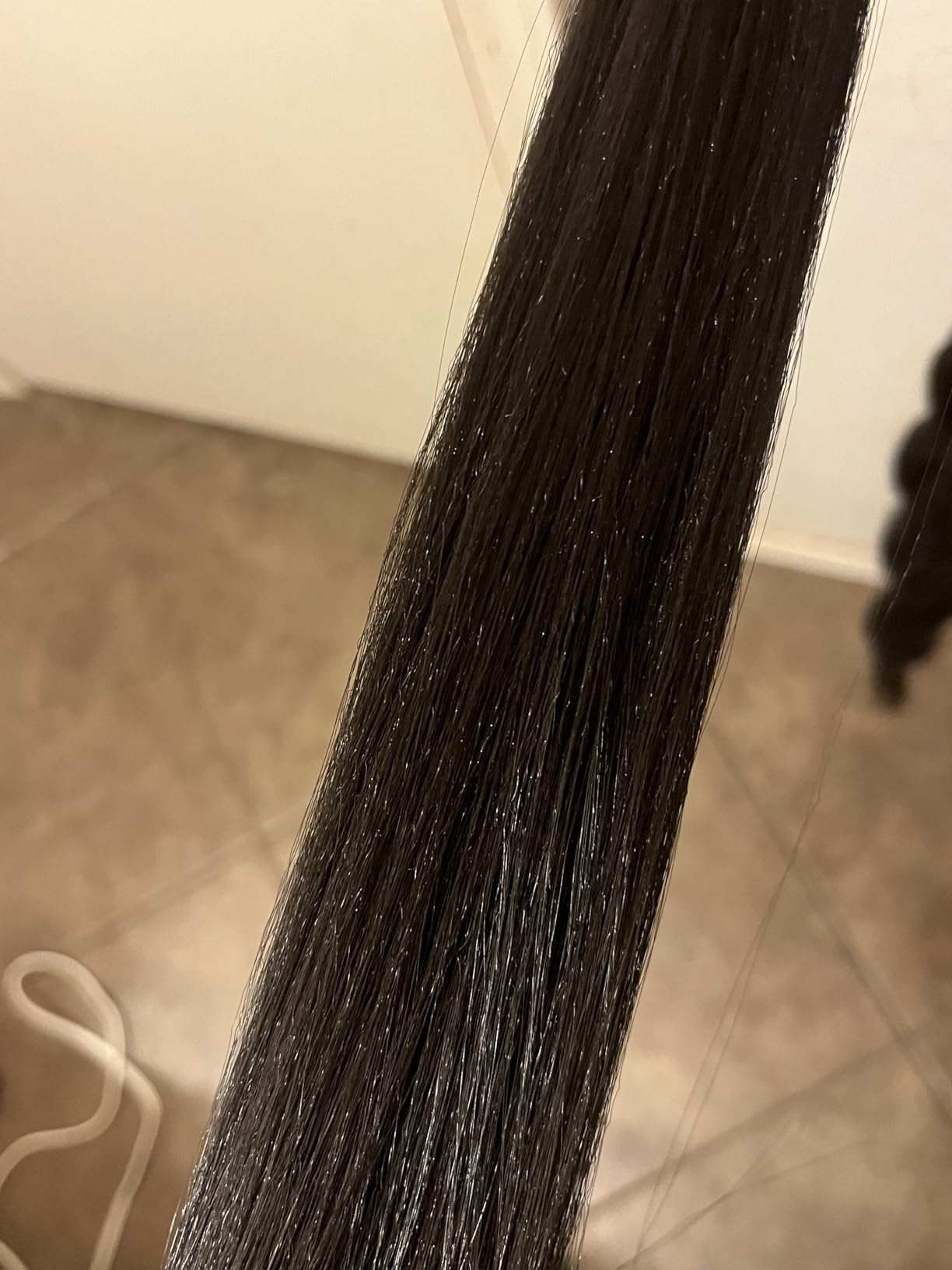 2 Packs Long Braid Ponytail Extension for Black Women with Hair Tie Straight Wrap Around Braid Hair Extensions Can be Restyle Soft Synthetic Hair Piece (1b, 16 Inch (pack of 2)) customer photo 2