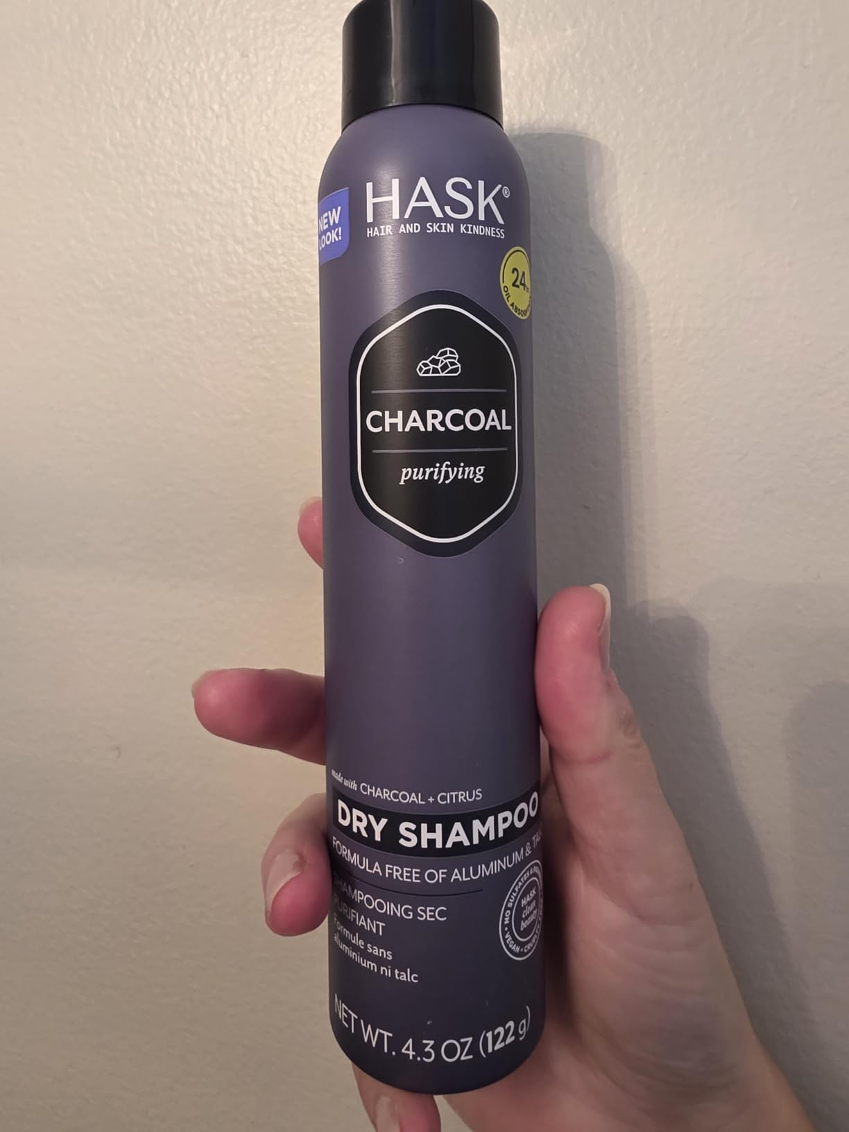 HASK Charcoal Clarifying Dry Shampoo Duo (4.3oz-Qty 2) & Argan Oil Repairing Deep Conditioner customer photo 1
