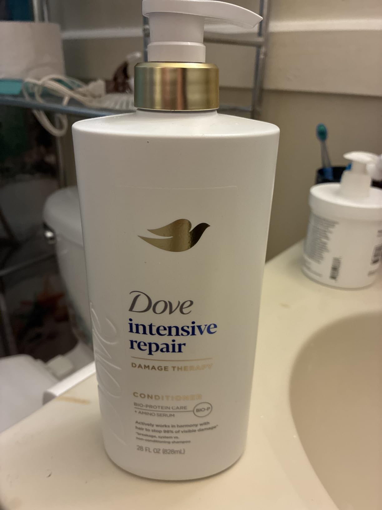 Dove Conditioner Intensive Repair for Damaged Hair with Bio-Protein Care Technology and Amino Serum, 28 Fl Oz customer photo 1