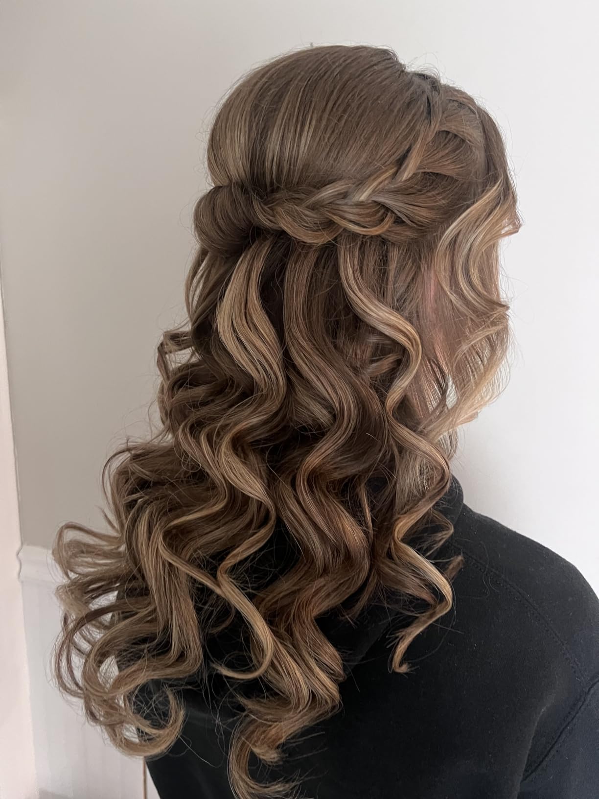 ORIGEN Clip in Hair Extensions Real Remy Human Hair Balayage Chocolate Brown to Caramel Blonde Mixed Brown Hair Extensions for Women 80g 7 Pcs 14 Inches customer photo 1