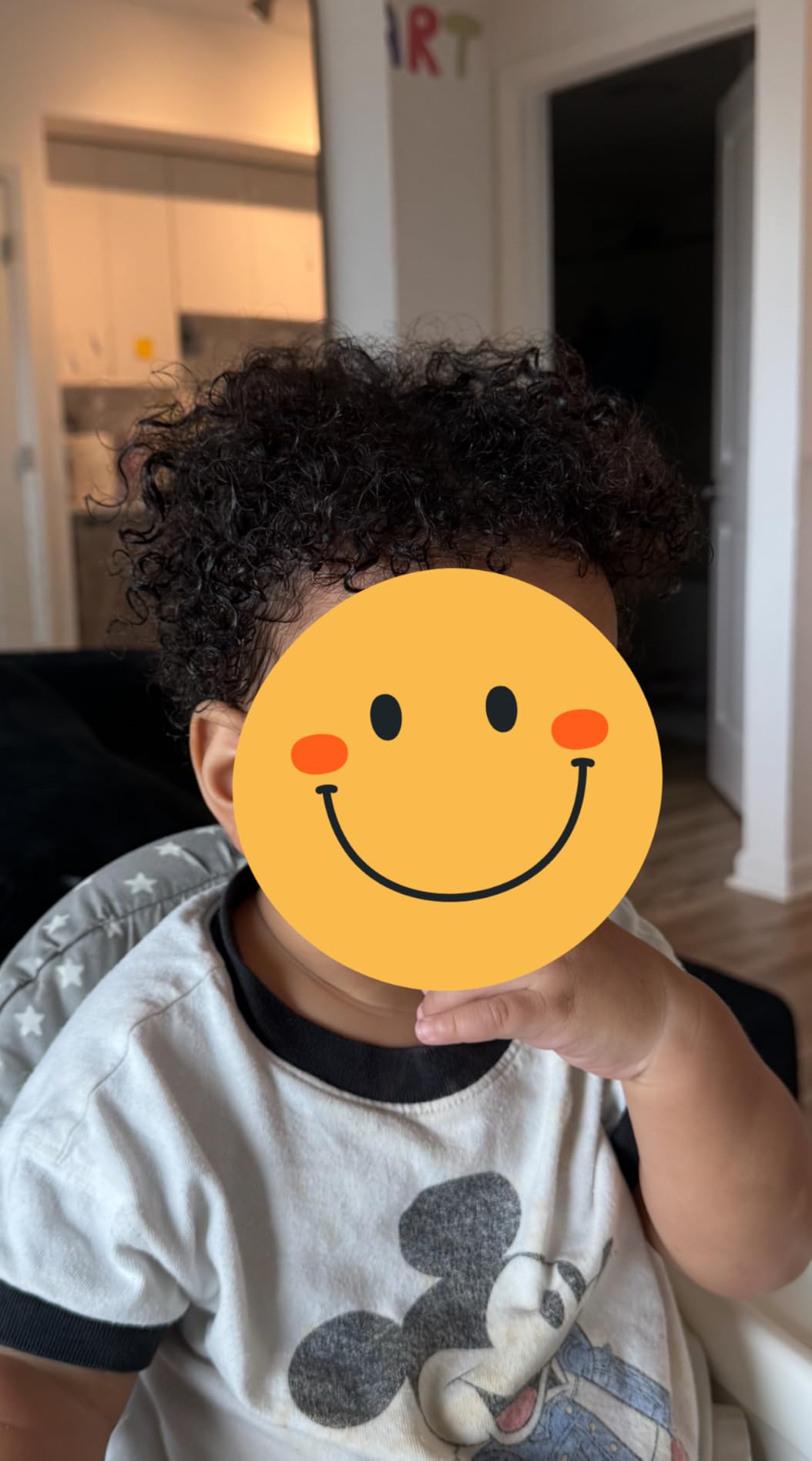 Aveeno Kids Coily Hair Leave-In Conditioner, Toddler Leave-In Conditioner for Sensitive Scalps Gently Detangles & Moisturizes Leaving Natural Curls & Coils Smooth, Hypoallergenic, 8 fl. oz customer photo 1