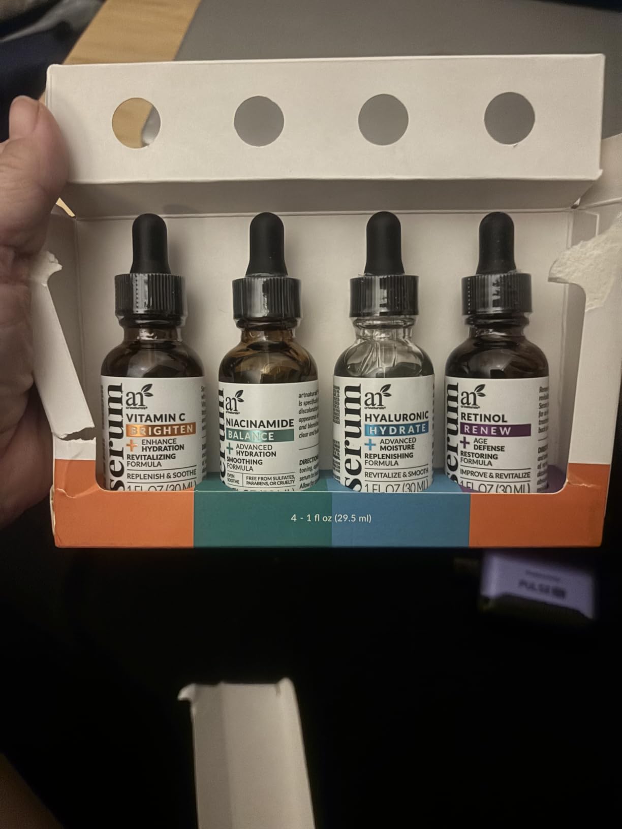 ArtNaturals Vitamin C Skincare Serum Set, 4 Piece customer photo 2