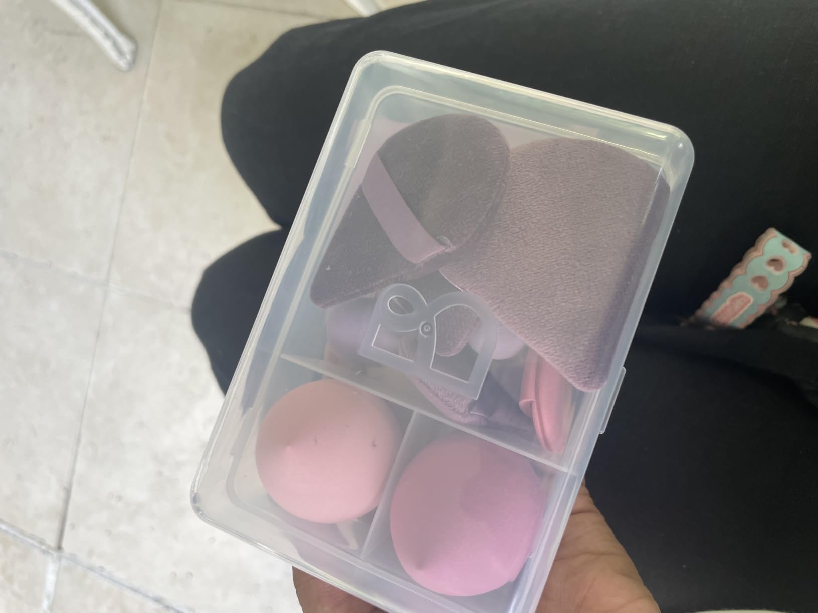 BS-MALL Makeup Sponge Set Triangle Puff 14PCS Non-Latex Beauty Blender Sponges with Travel Case, Soft Makeup Puff for Foundation, Concealer, Cream & Powder, Face & Eye Blending for Sensitive Skin customer photo 1